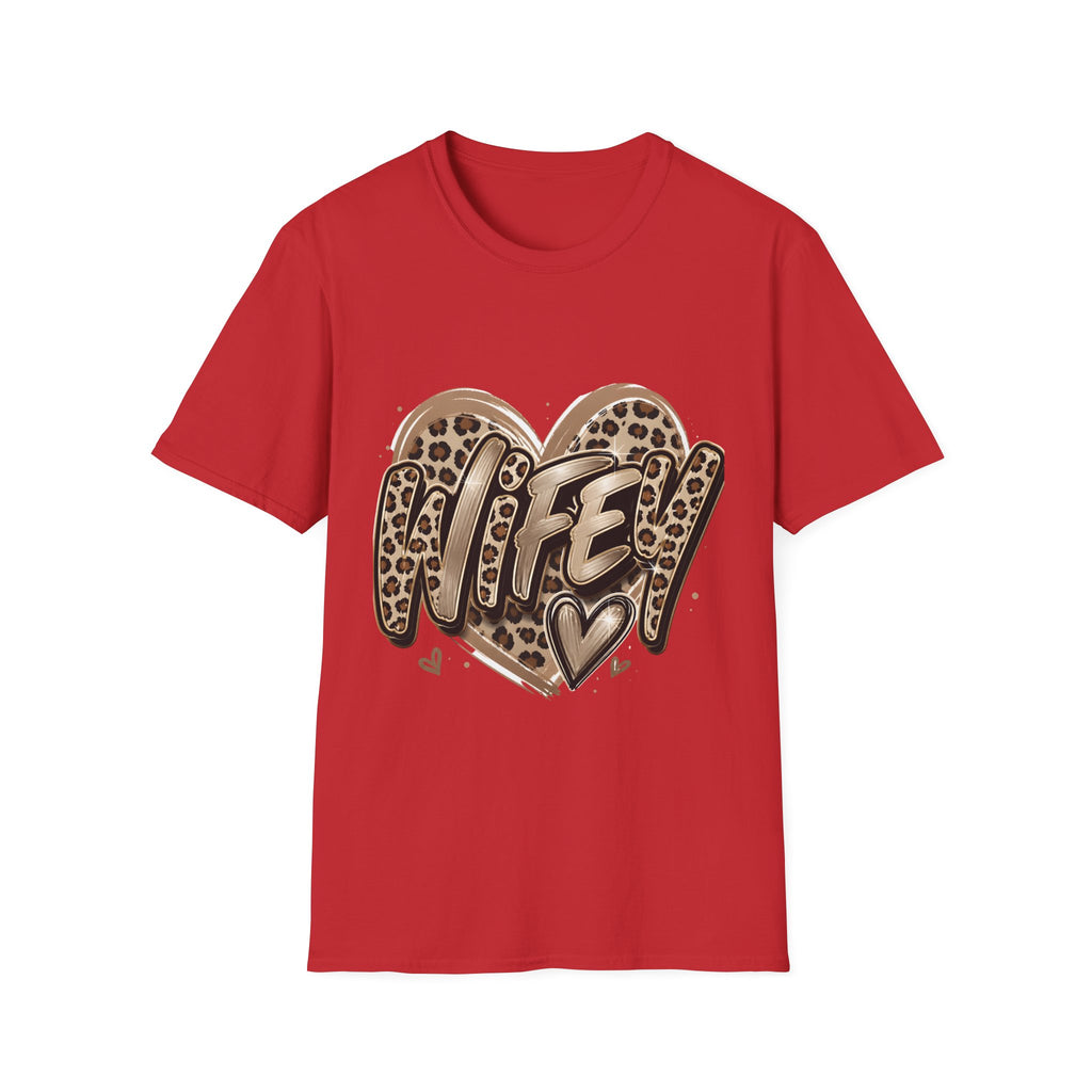 Mom Heart Leopard T‑Shirt