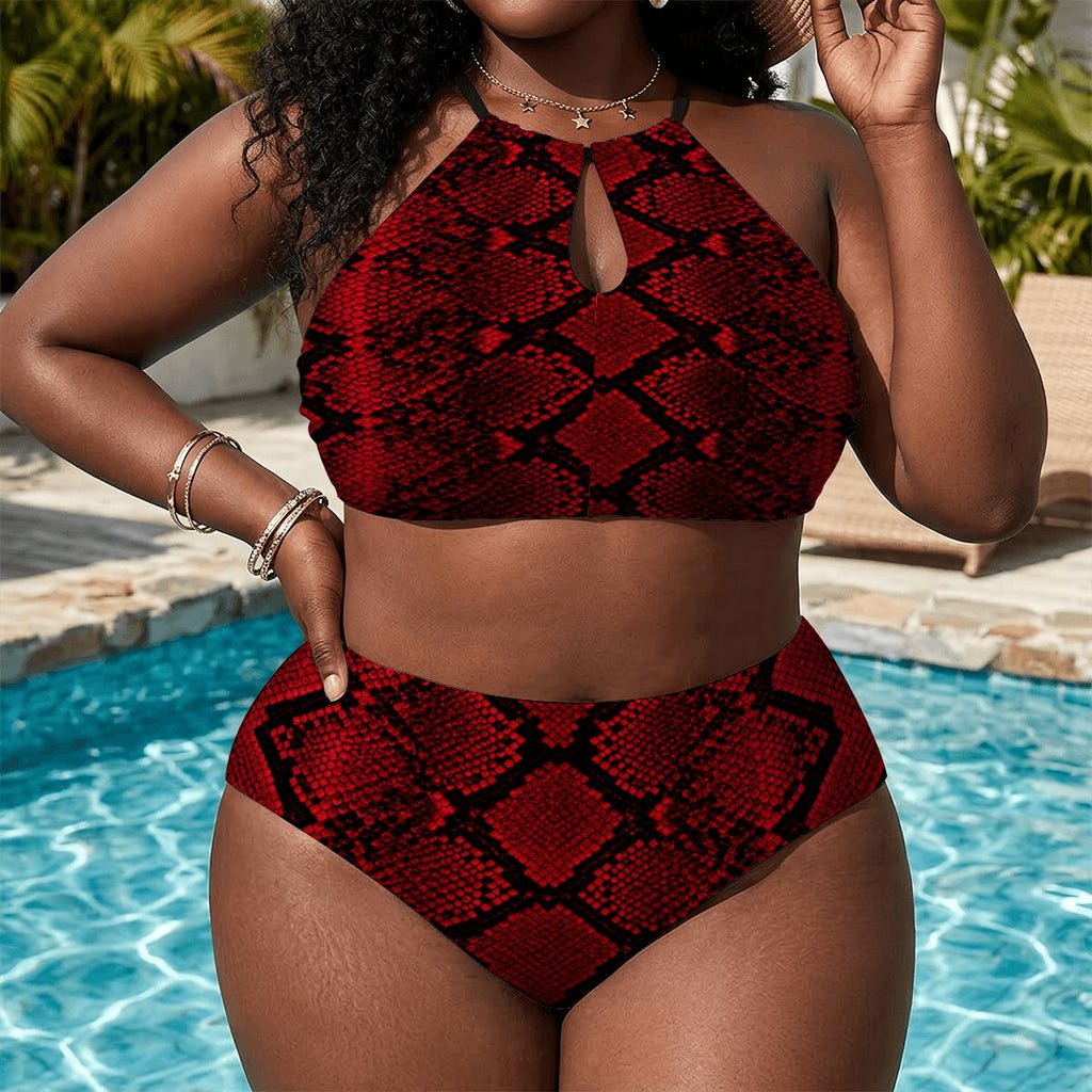 Plus Size HighWaisted Bikini Customized Services