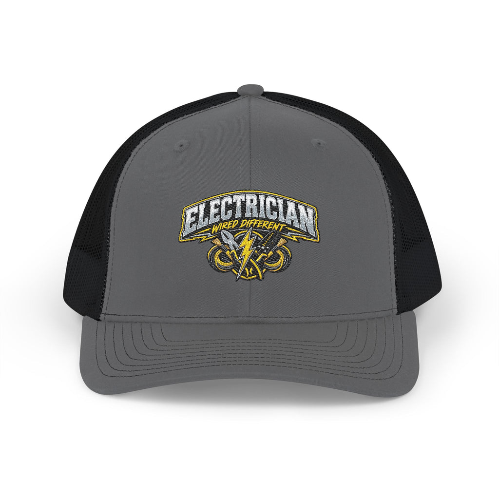 Electrician Trucker Cap – Embroidered Snapback Work Hat