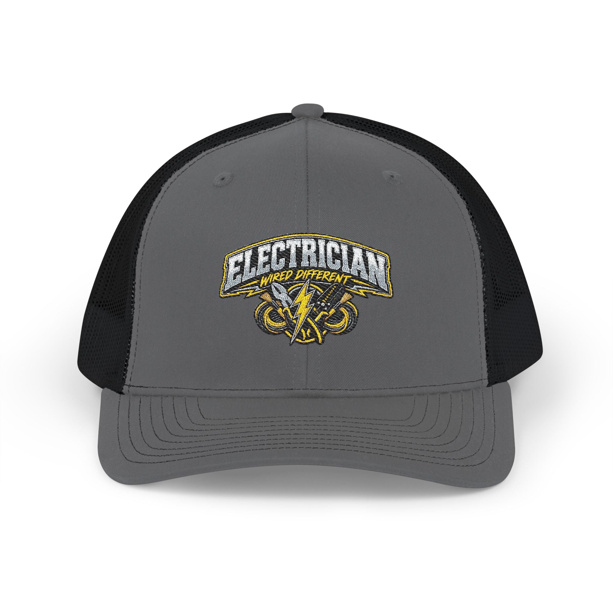 Electrician Trucker Cap – Embroidered Snapback Work Hat