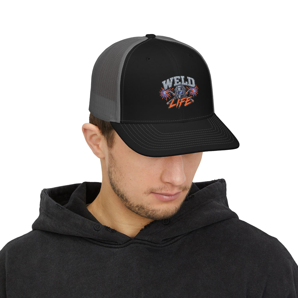 Weld Life Trucker Cap – Vintage Welding Pride Snapback