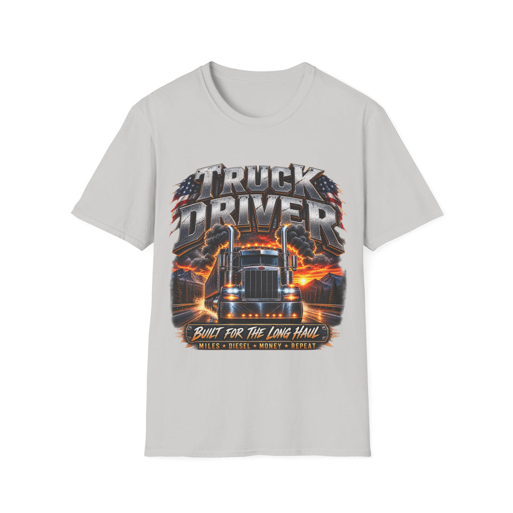 Truck Driver T‑Shirt — Born for the Long Haul Graphic Tee