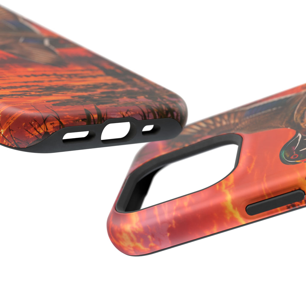 Wood Duck Sunset Phone Case — Magnetic Impact-Resistant