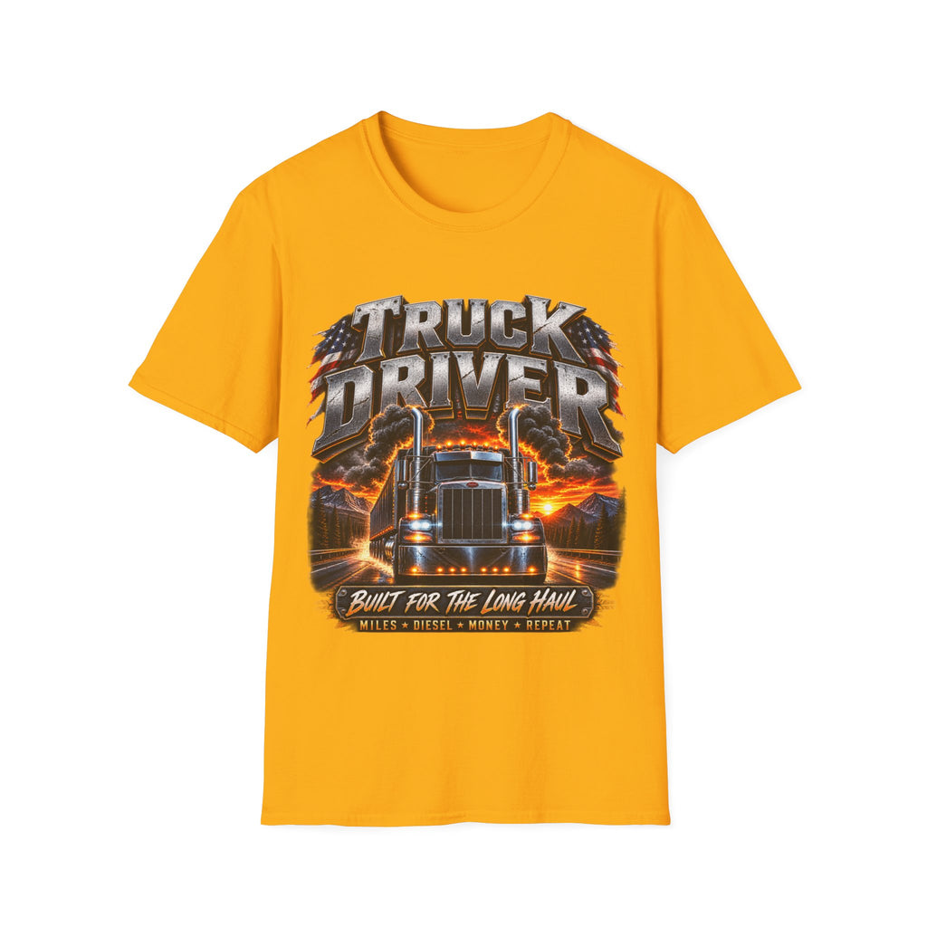 Truck Driver T‑Shirt — Born for the Long Haul Graphic Tee