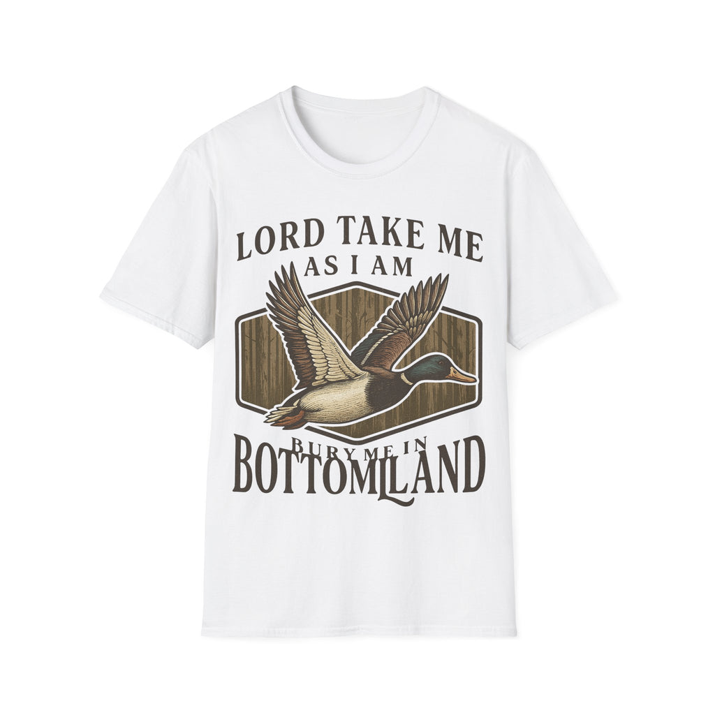 Duck Hunting T-Shirt — "Lord Take Me As I Am" Vintage Waterfowl Tee