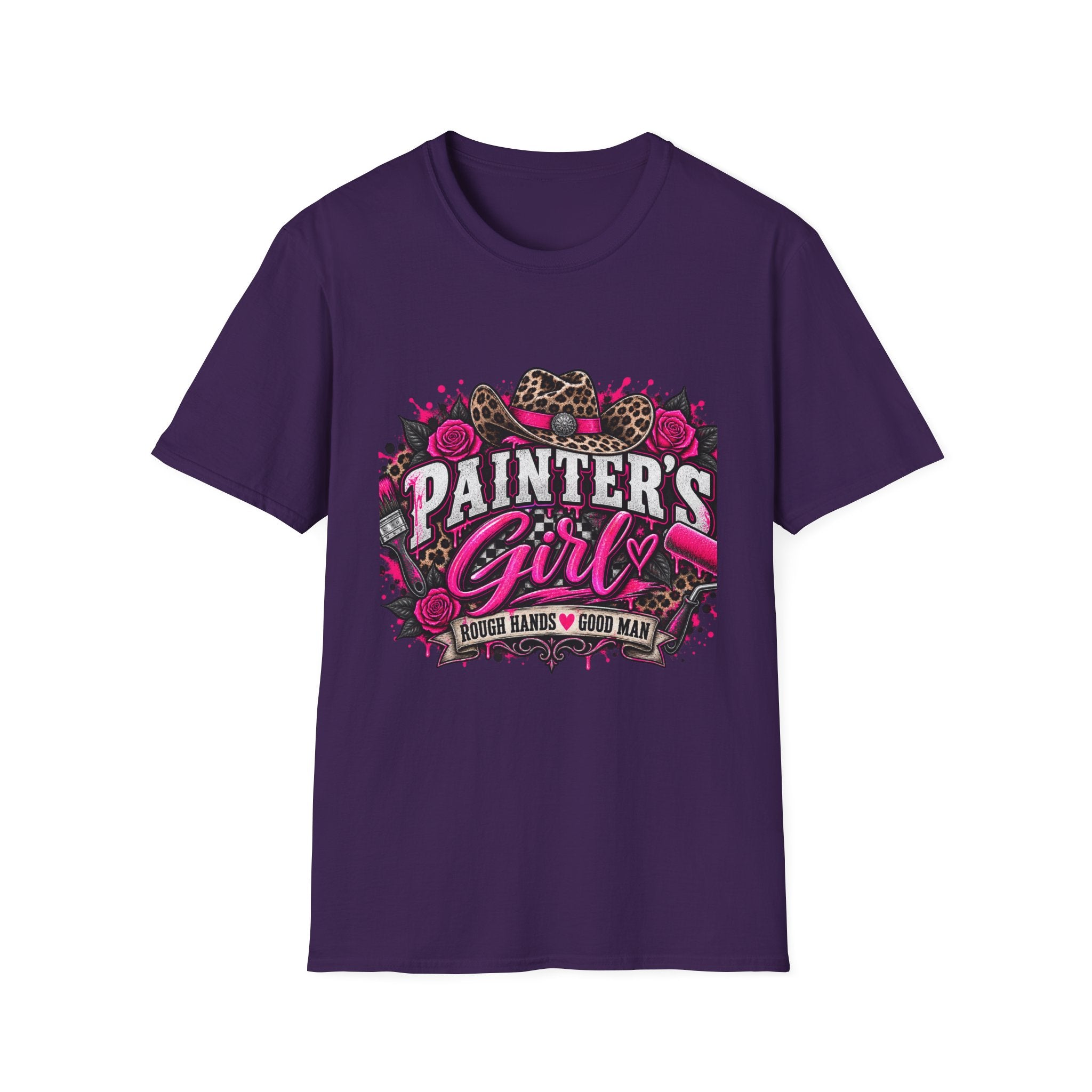 Painter's Girl T-Shirt — Feminine Cowgirl Paint Crew Tee