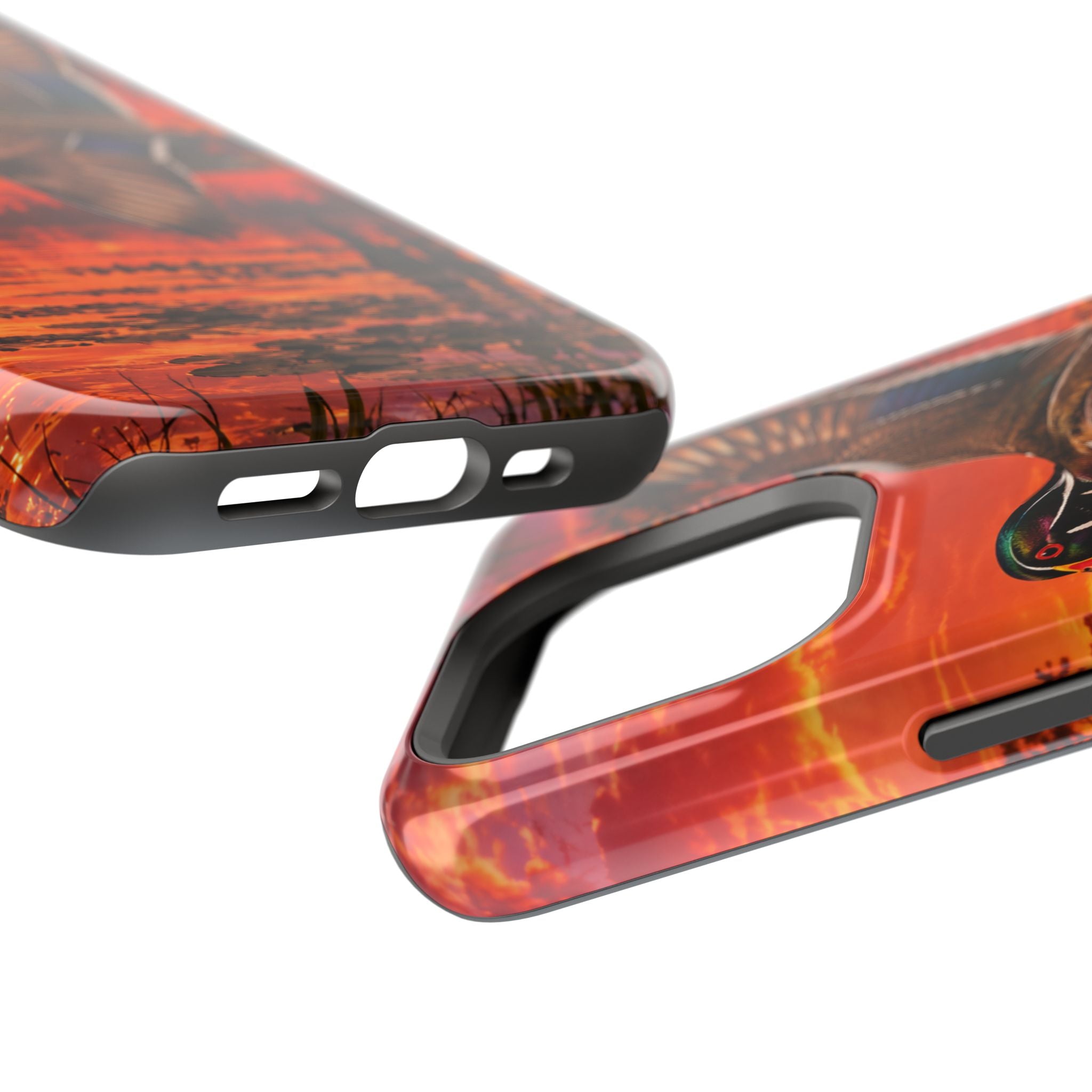 Wood Duck Sunset Phone Case — Magnetic Impact-Resistant