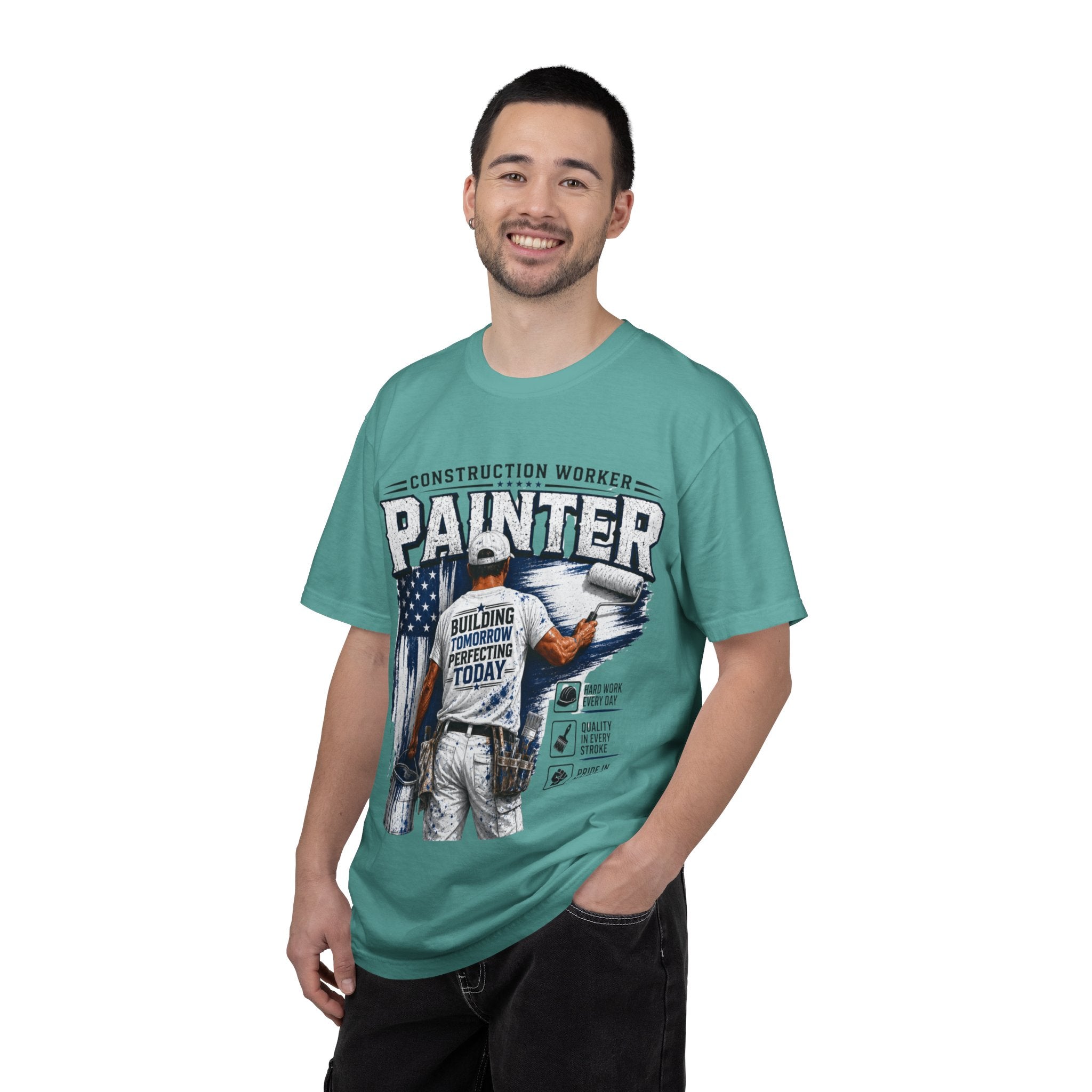 Painter Construction Worker T-Shirt – CUSTOM