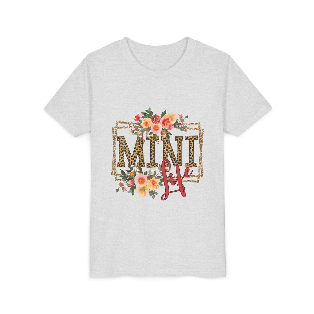 Mini Me Floral Leopard Youth Tee