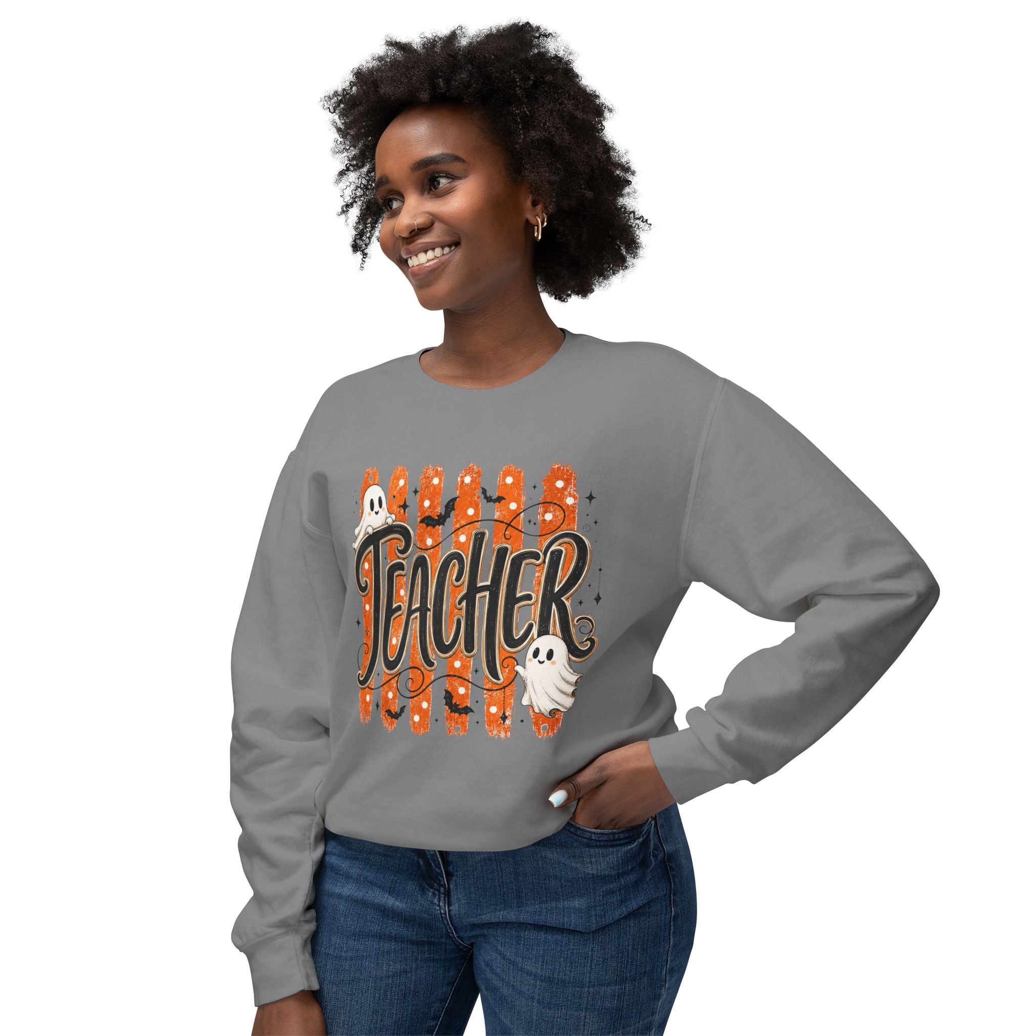Teacher Ghost Halloween Sweatshirt