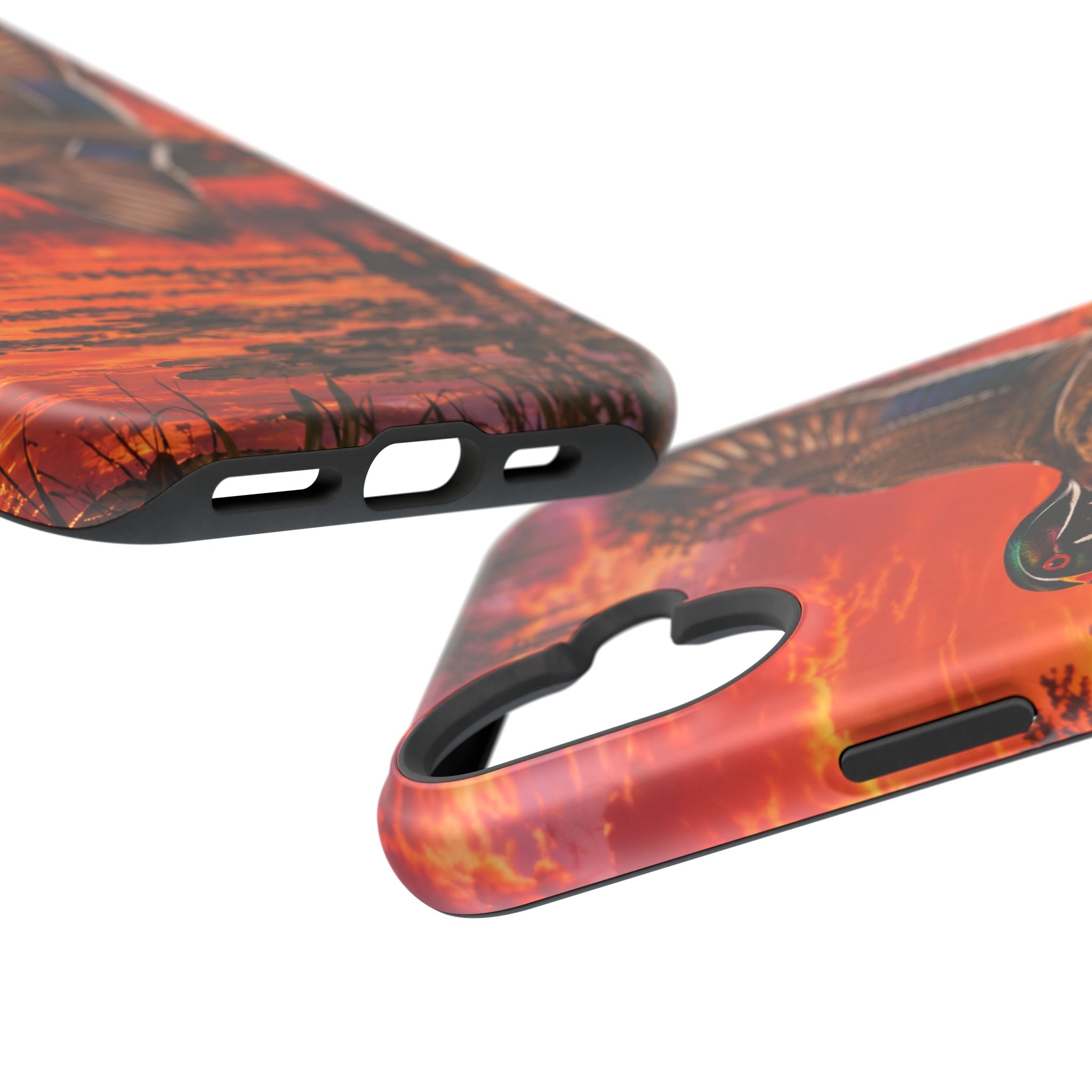 Wood Duck Sunset Phone Case — Magnetic Impact-Resistant