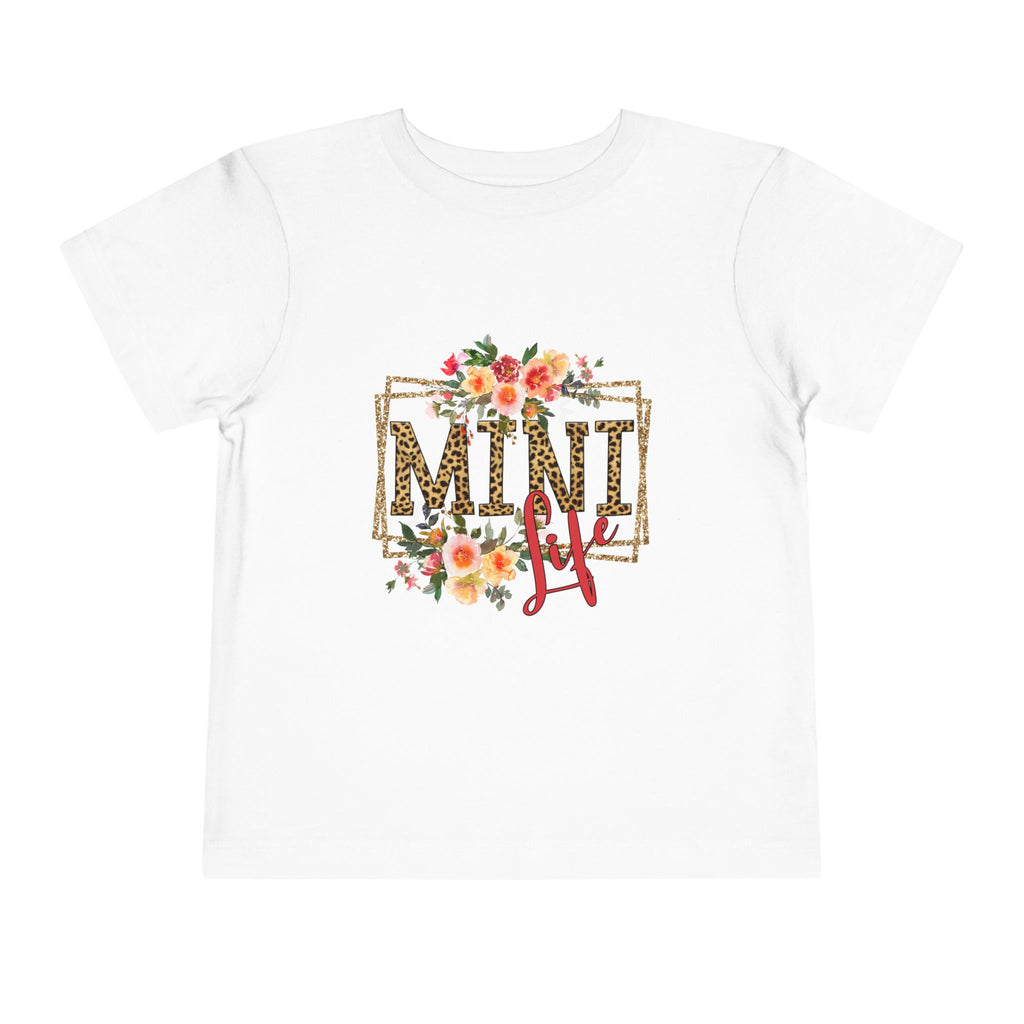 Mini Life Floral Leopard Toddler Tee