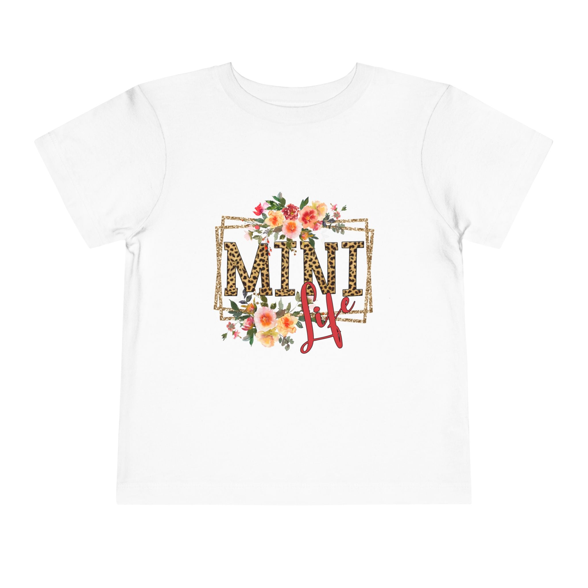 Mini Life Floral Leopard Toddler Tee