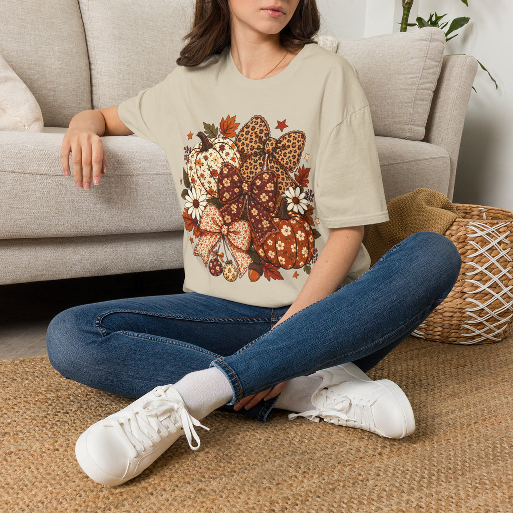 Fall Leopard Pumpkins T-Shirt