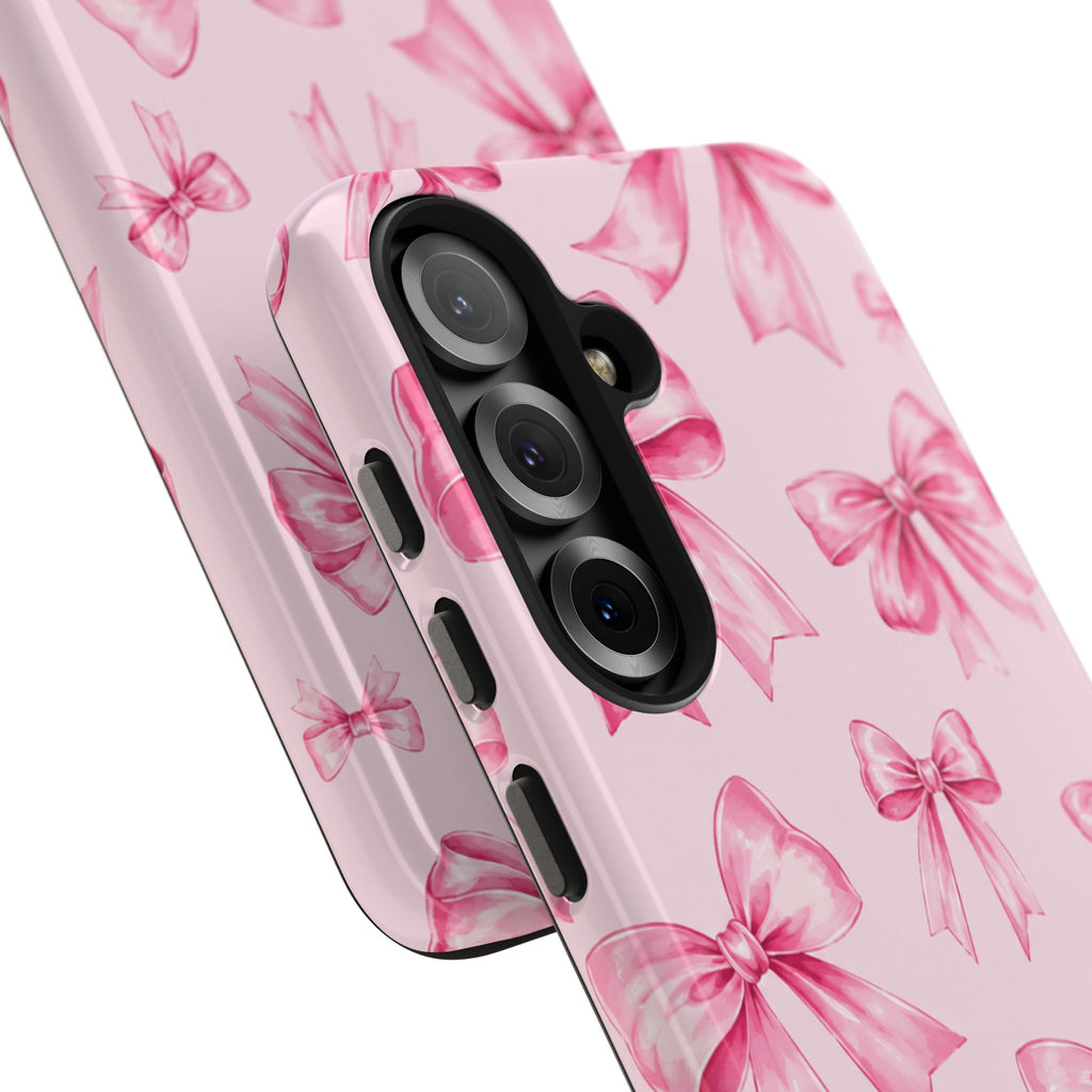 Pink Bow Tough Phone Case