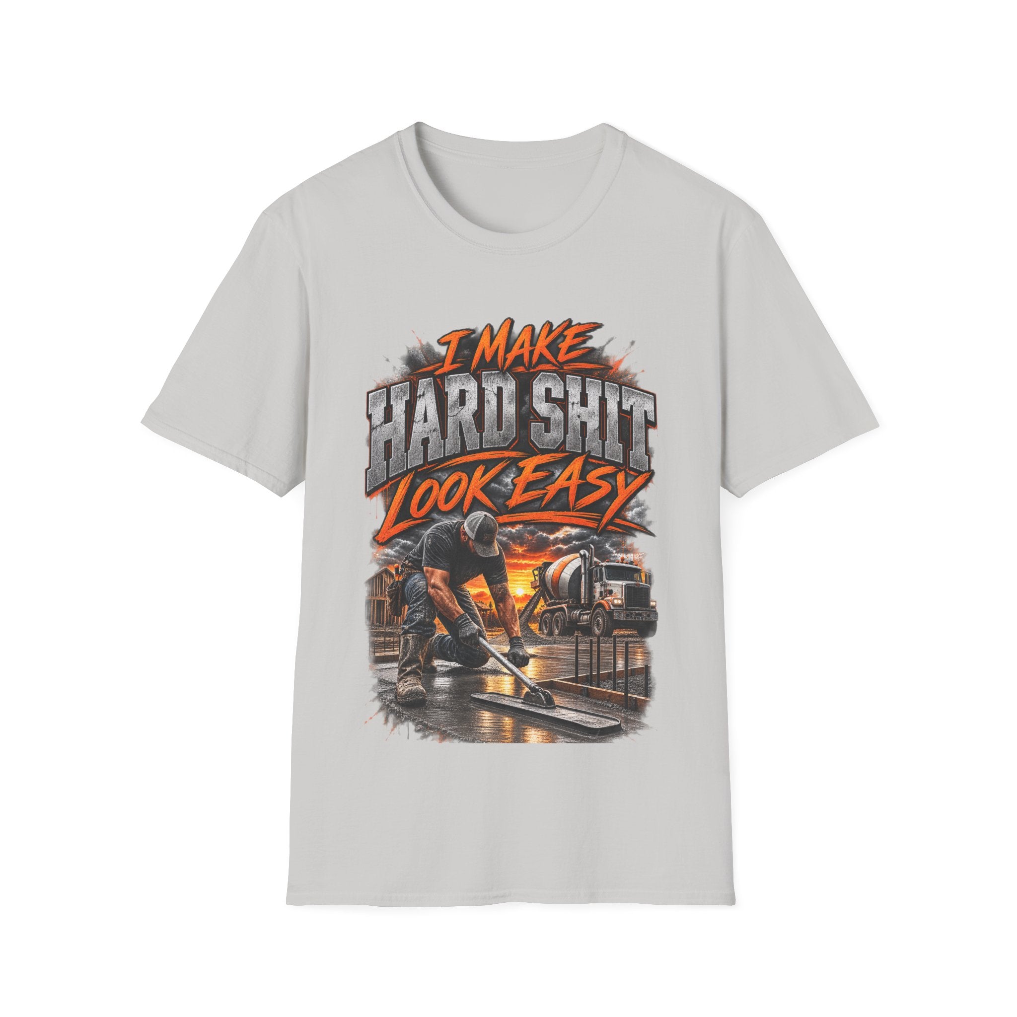 I Make Hard Shit Look Easy T-Shirt — Bold Industrial Graphic Tee for Mechanics & Makers