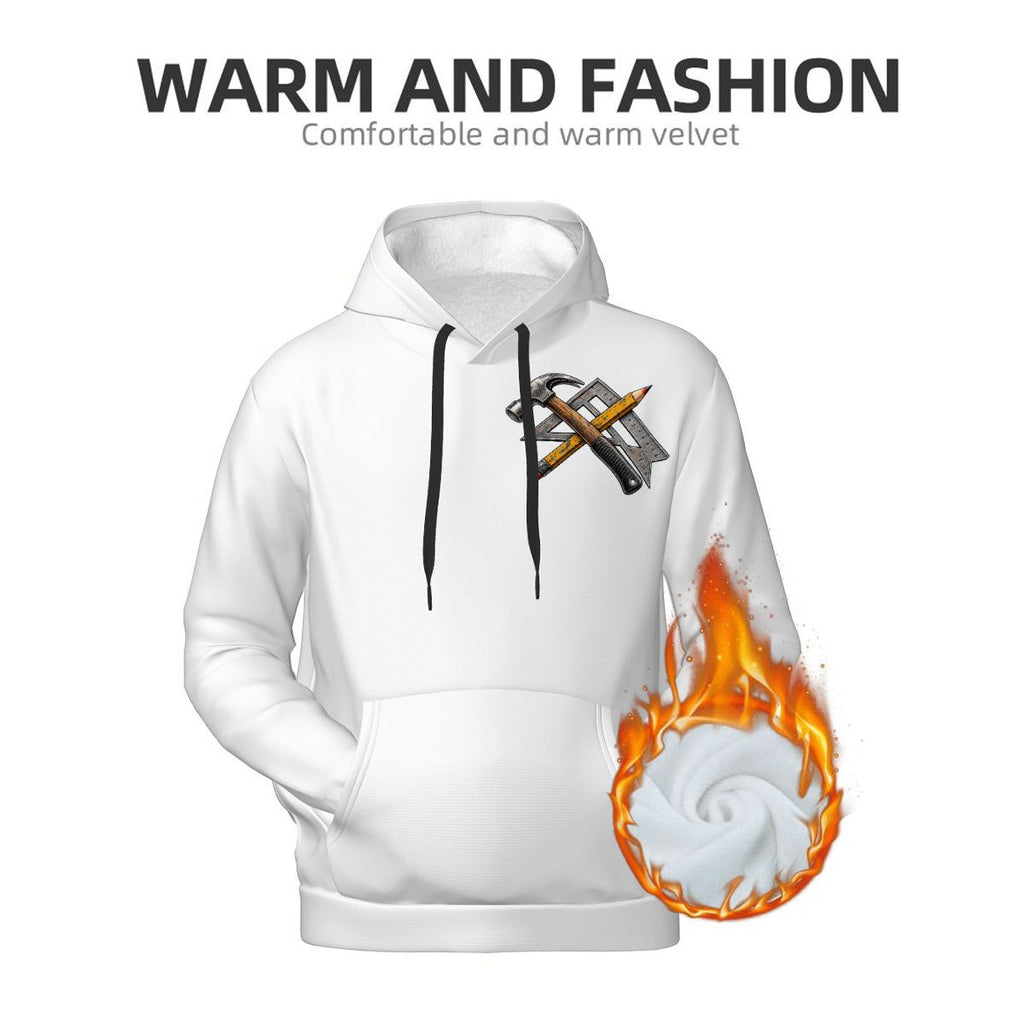 Mens Hoodie with Pockets Carpenter Hoodie