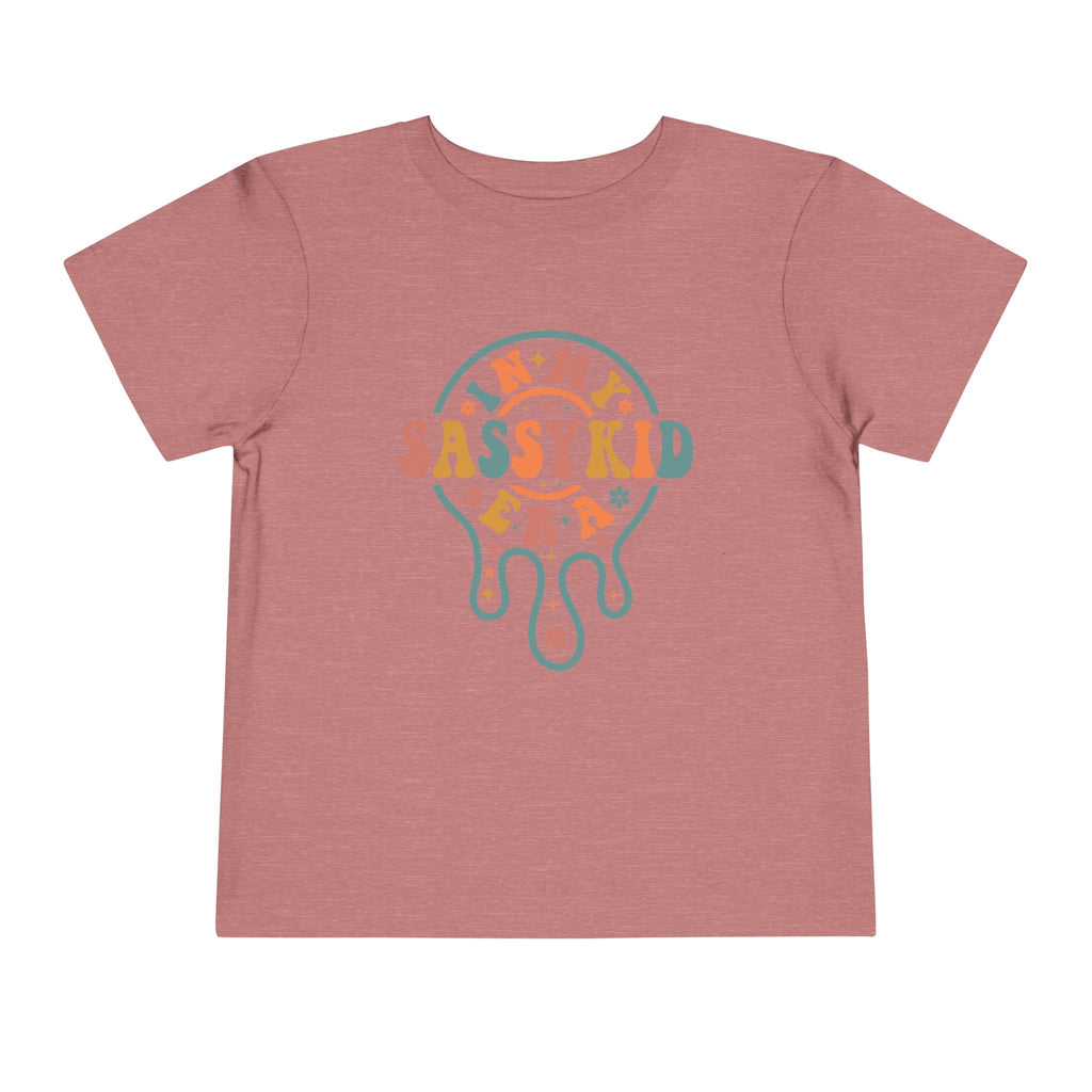 Sassy Kid Toddler Tee — Retro Drip Graphic