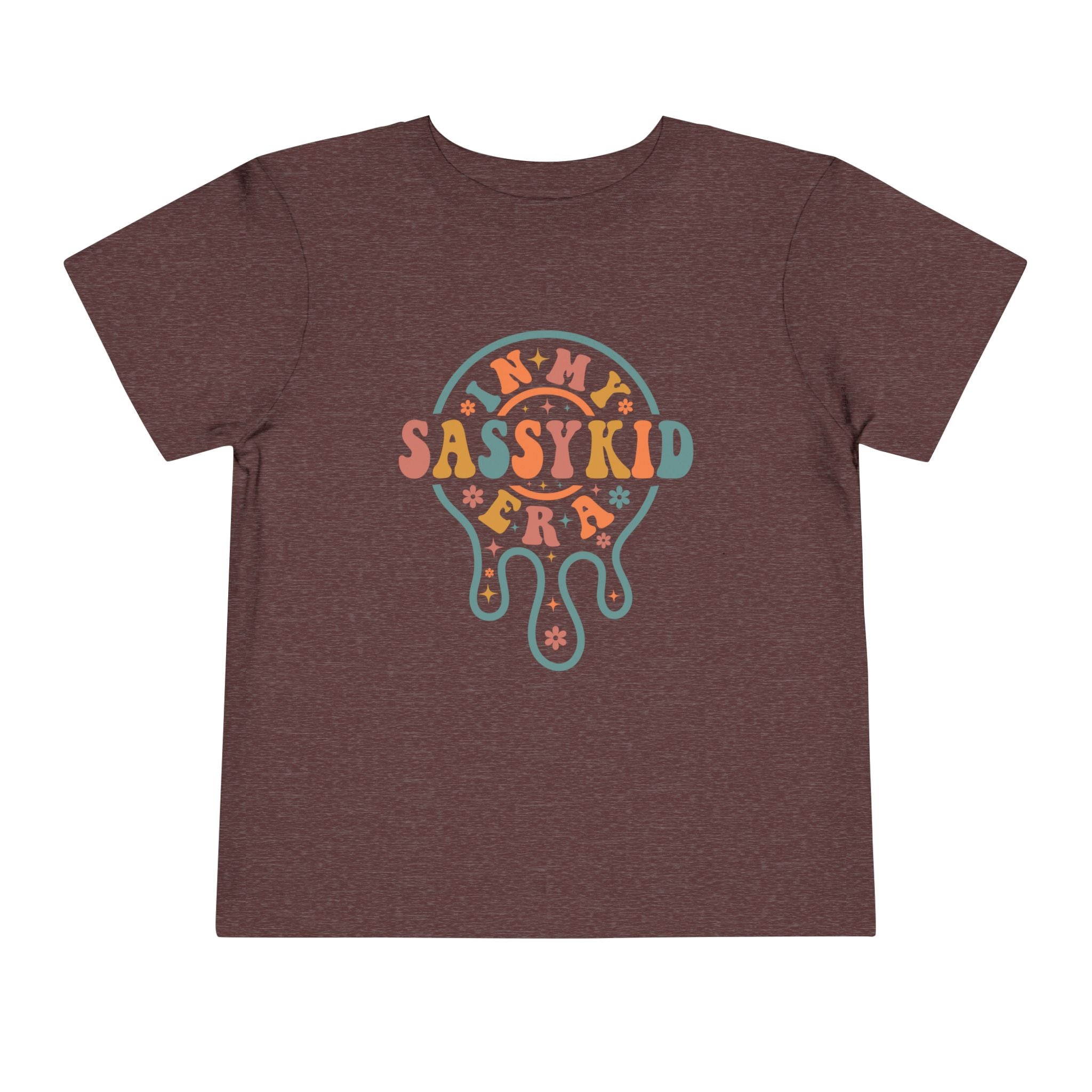 Sassy Kid Toddler Tee — Retro Drip Graphic