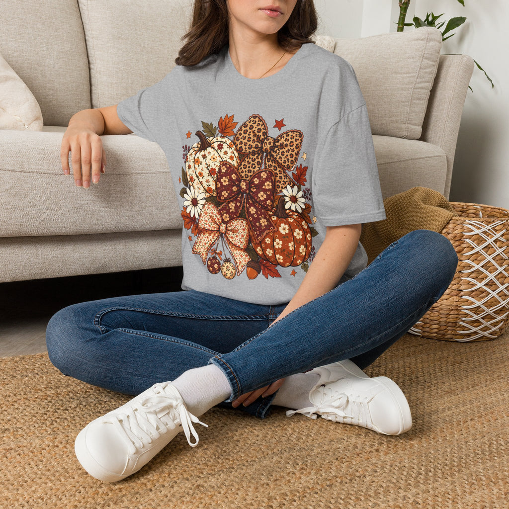 Fall Leopard Pumpkins T-Shirt