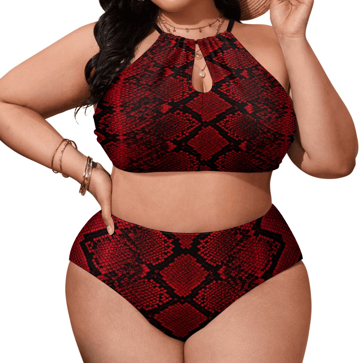 Plus Size HighWaisted Bikini Customized Services
