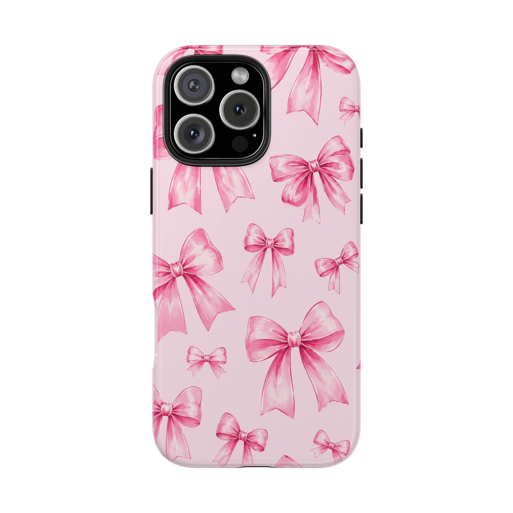 Pink Bow Tough Phone Case