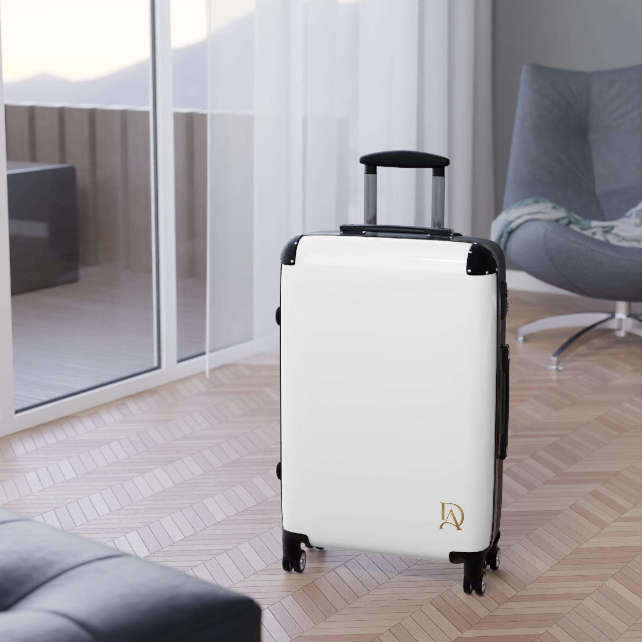 Carry-On Suitcase with Retractable Handle — Lightweight Durable Travel Luggage