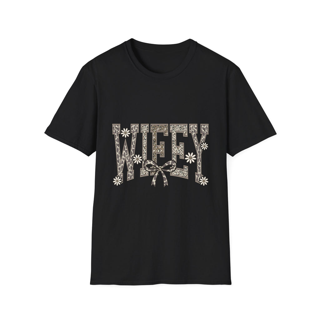 Wifey Leopard Floral T-Shirt