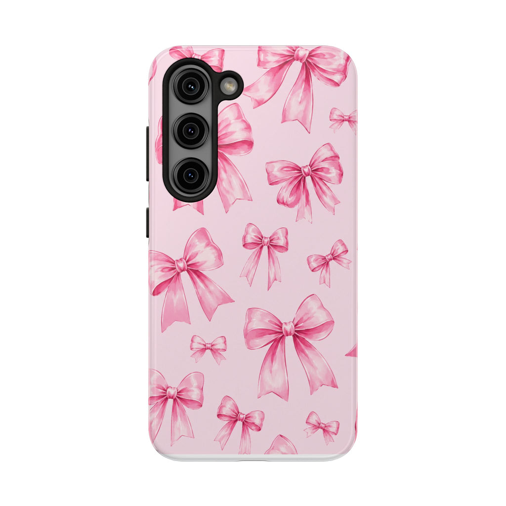 Pink Bow Tough Phone Case