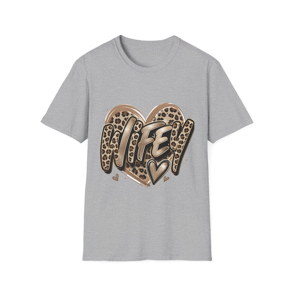 Mom Heart Leopard T‑Shirt