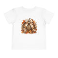 Toddler Tee — Leopard Pumpkin Fall Floral Design