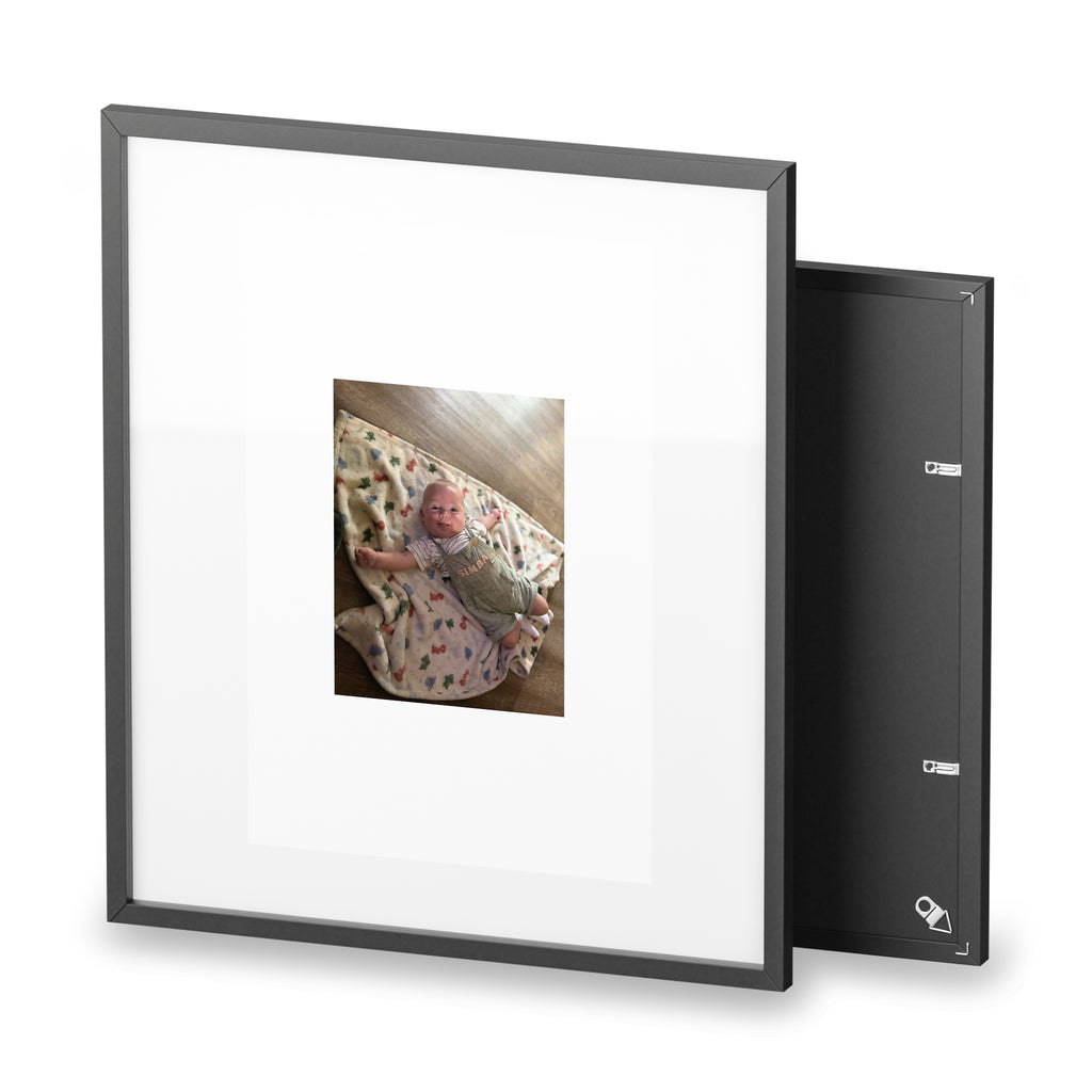 Custom Framed Photo Print — Personalized Matte Poster (Baby Photo)