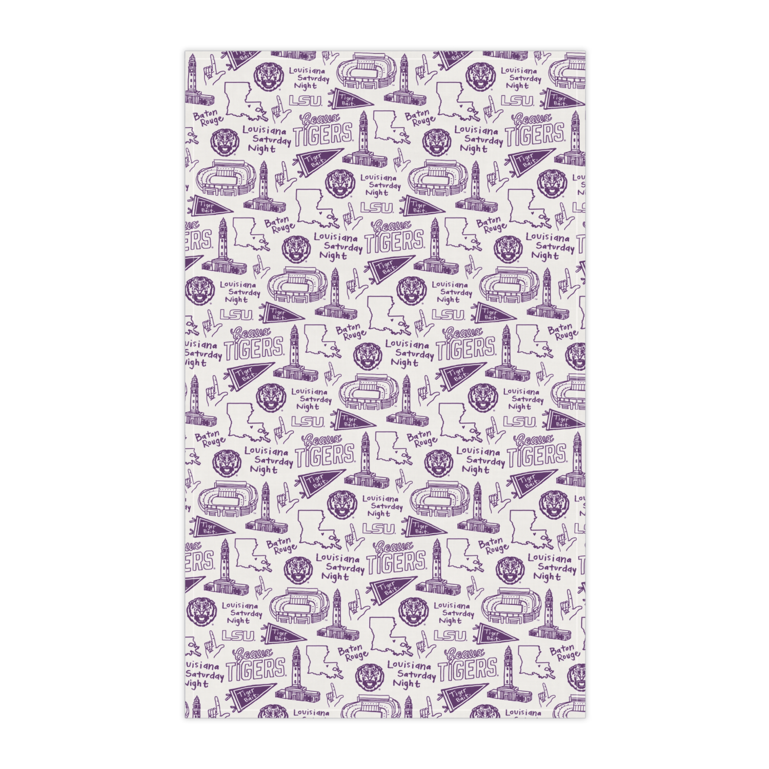LSU Cotton Kitchen Towel