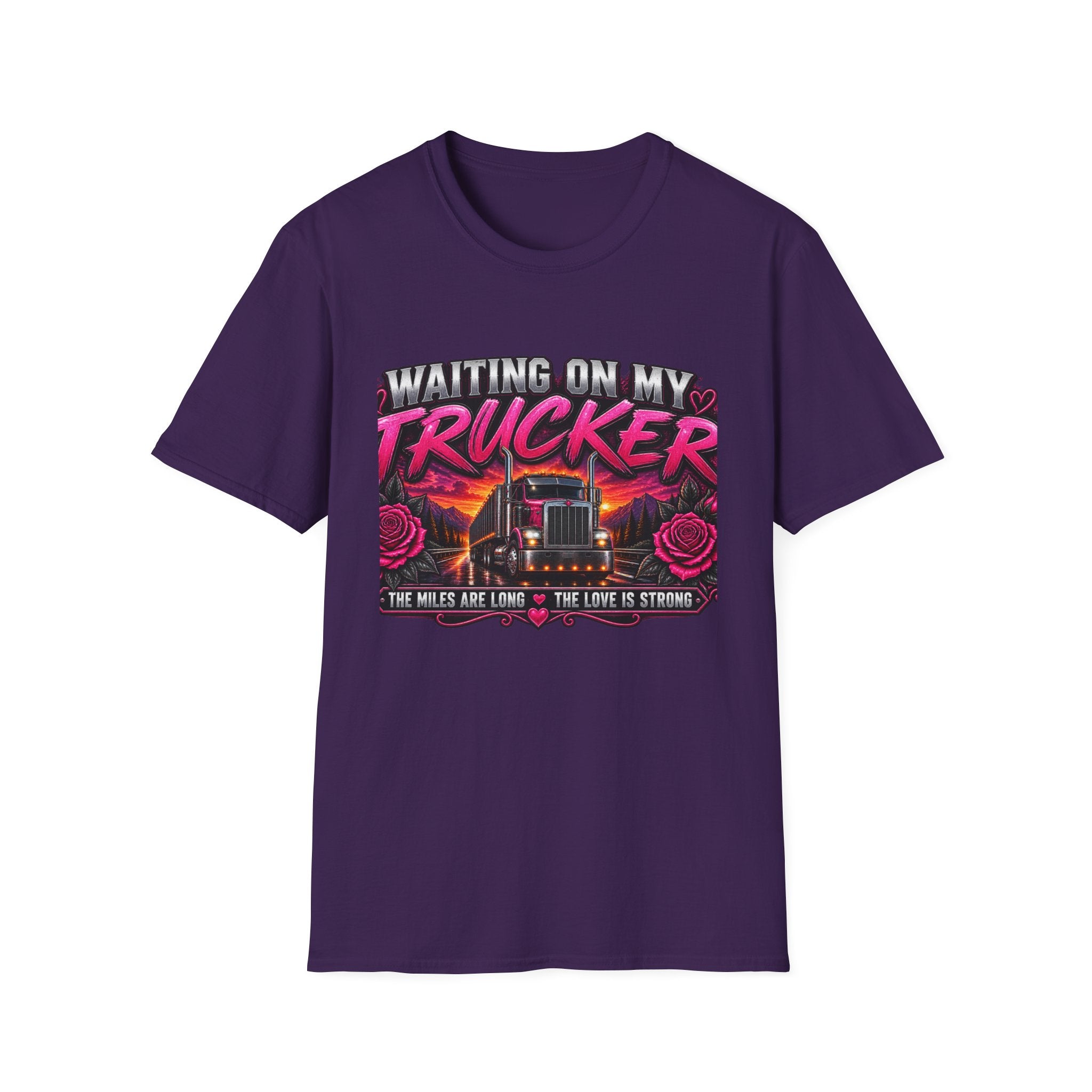 Waiting On My Trucker T-Shirt — Trucker Love Graphic Tee