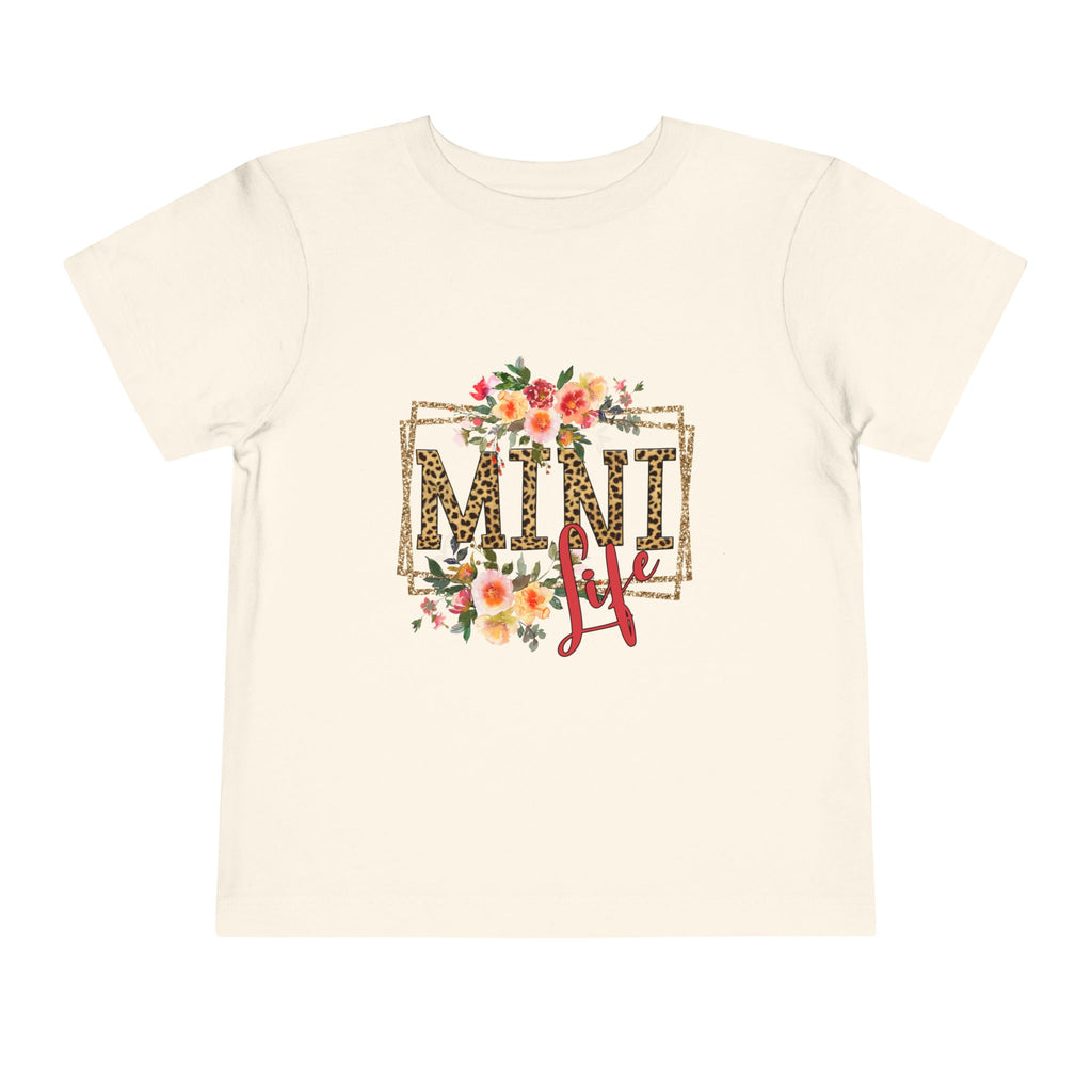 Mini Life Floral Leopard Toddler Tee