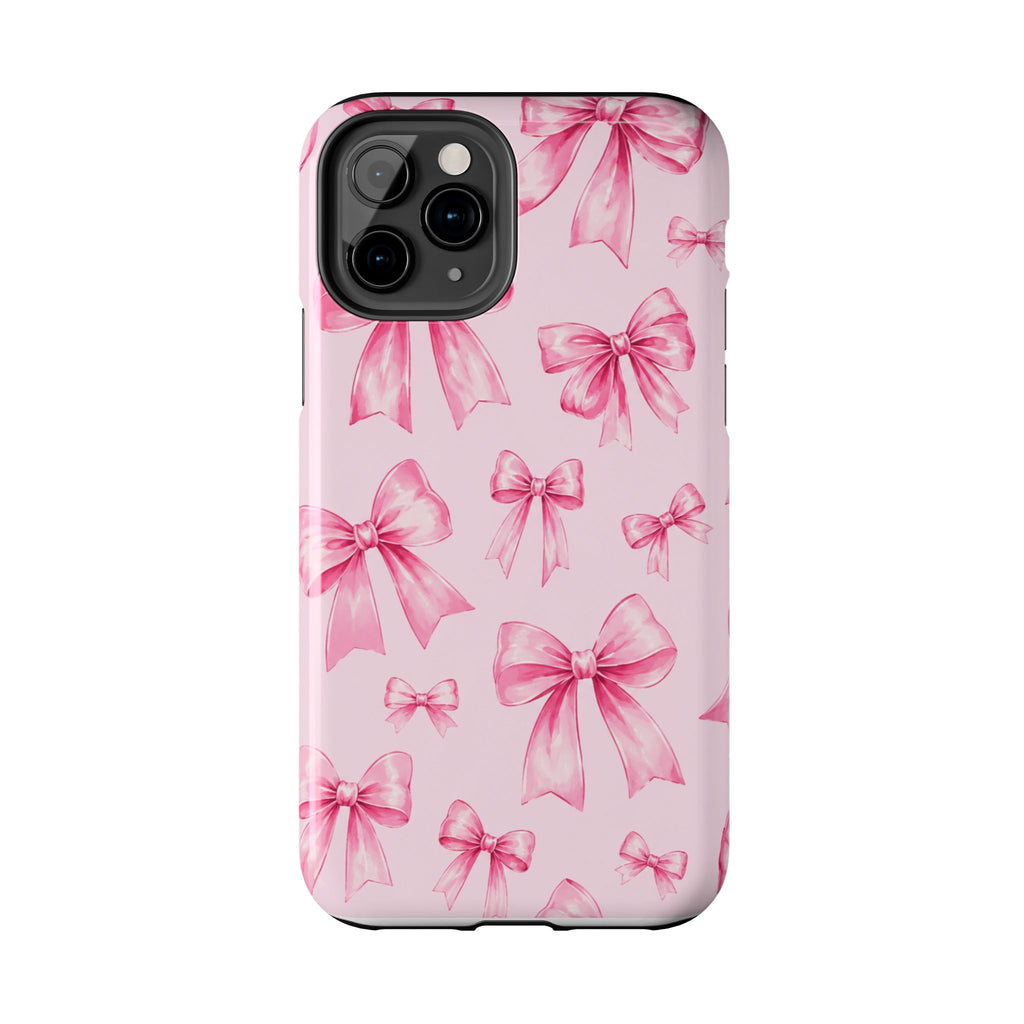 Pink Bow Tough Phone Case