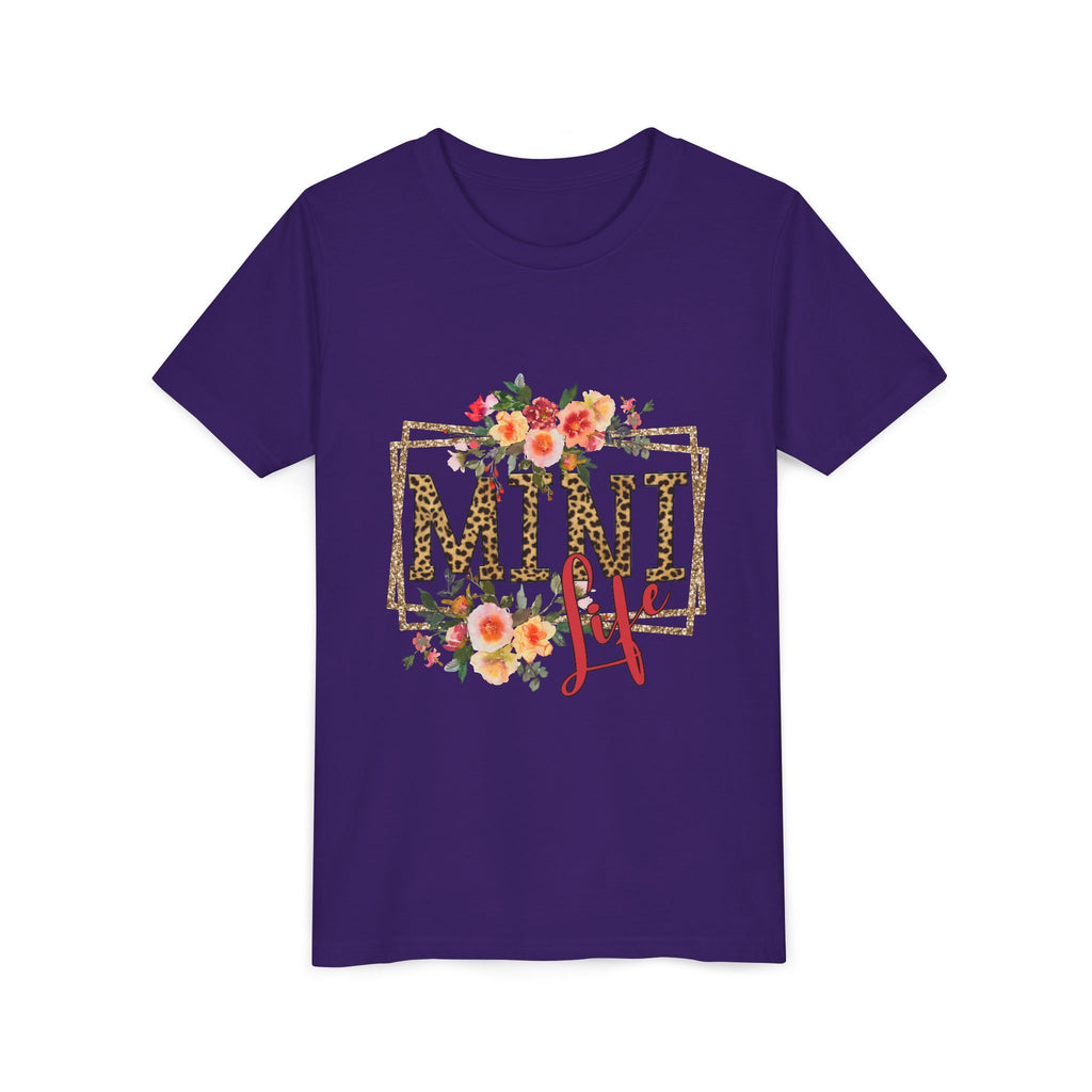 Mini Me Floral Leopard Youth Tee