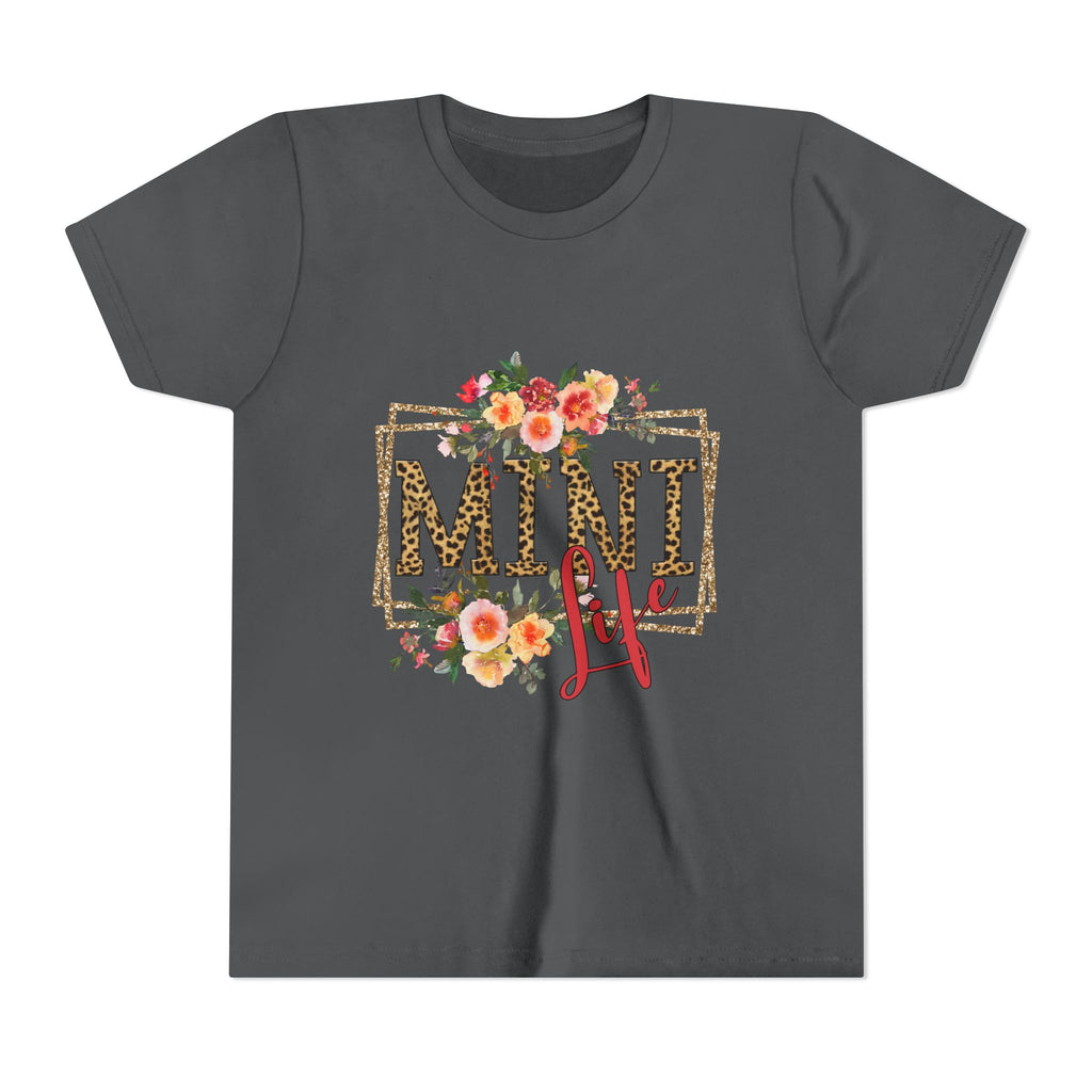Mini Me Floral Leopard Youth Tee