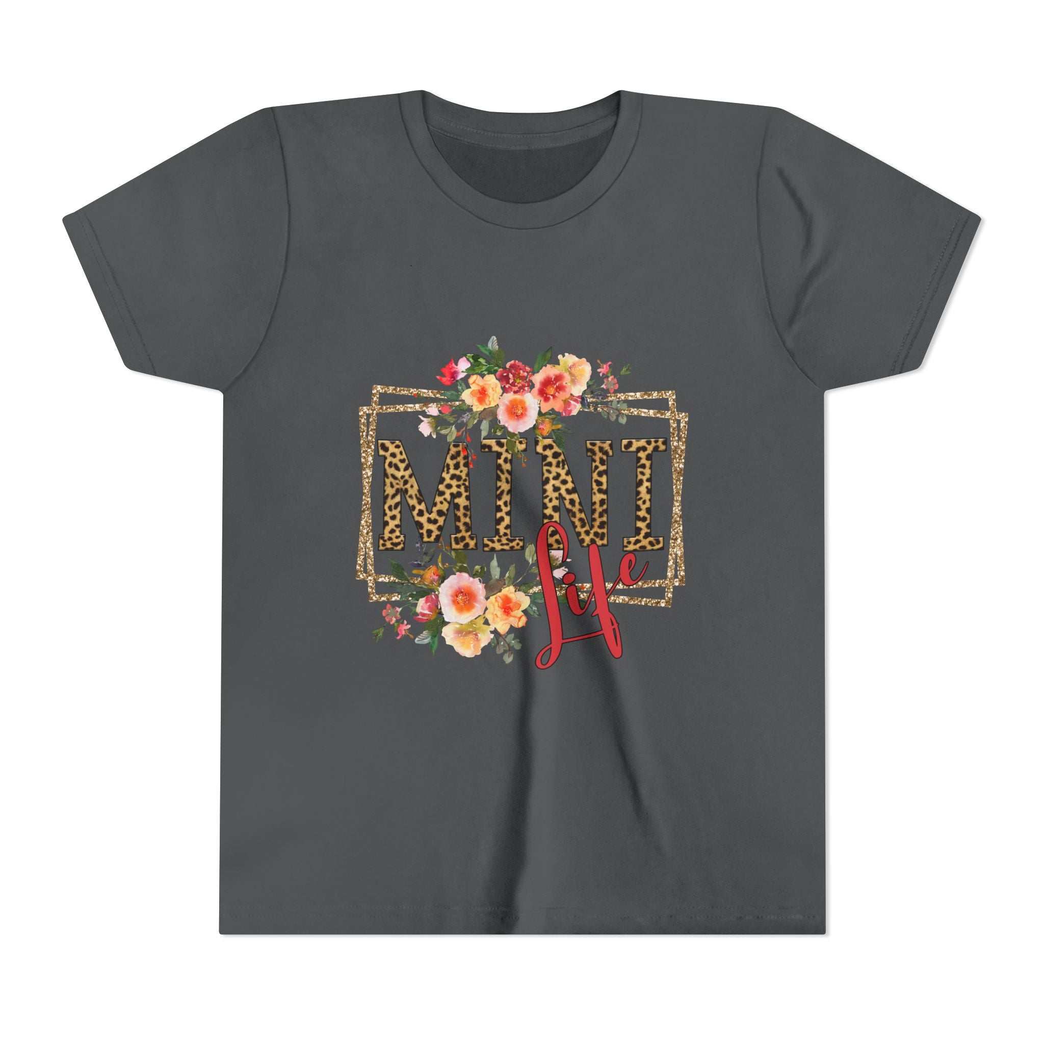 Mini Me Floral Leopard Youth Tee