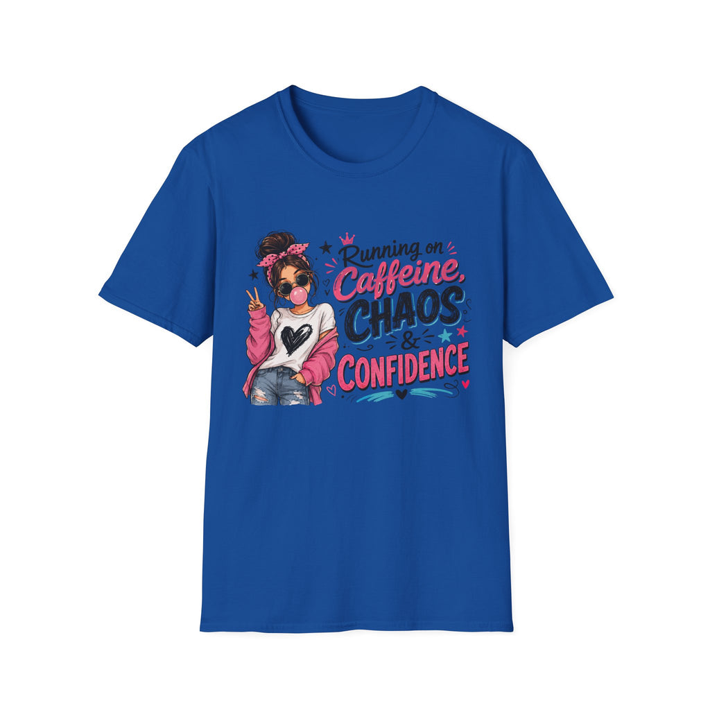 Running on Caffeine, Chaos & Confidence T-Shirt