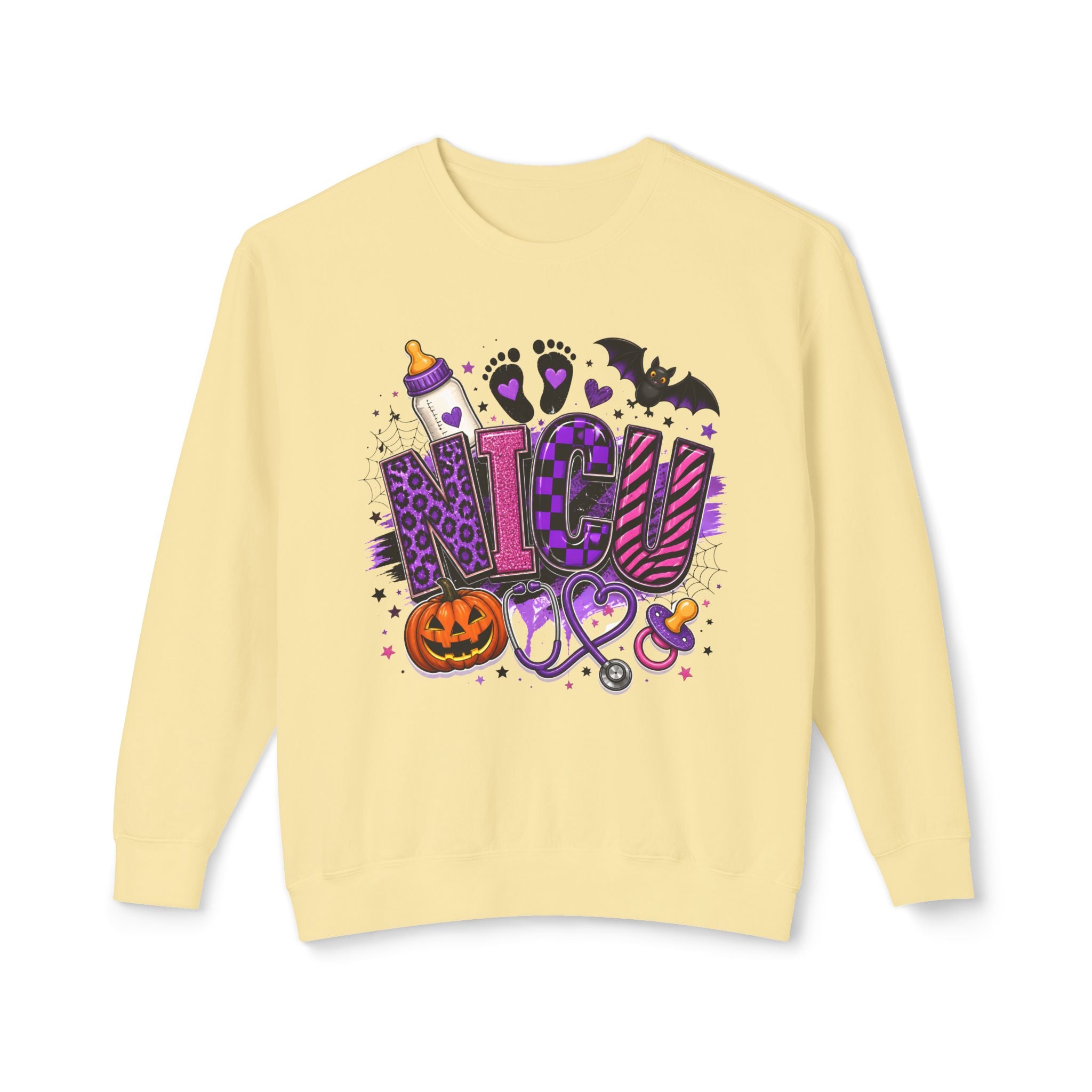 NICU Nurse Halloween Crewneck Sweatshirt