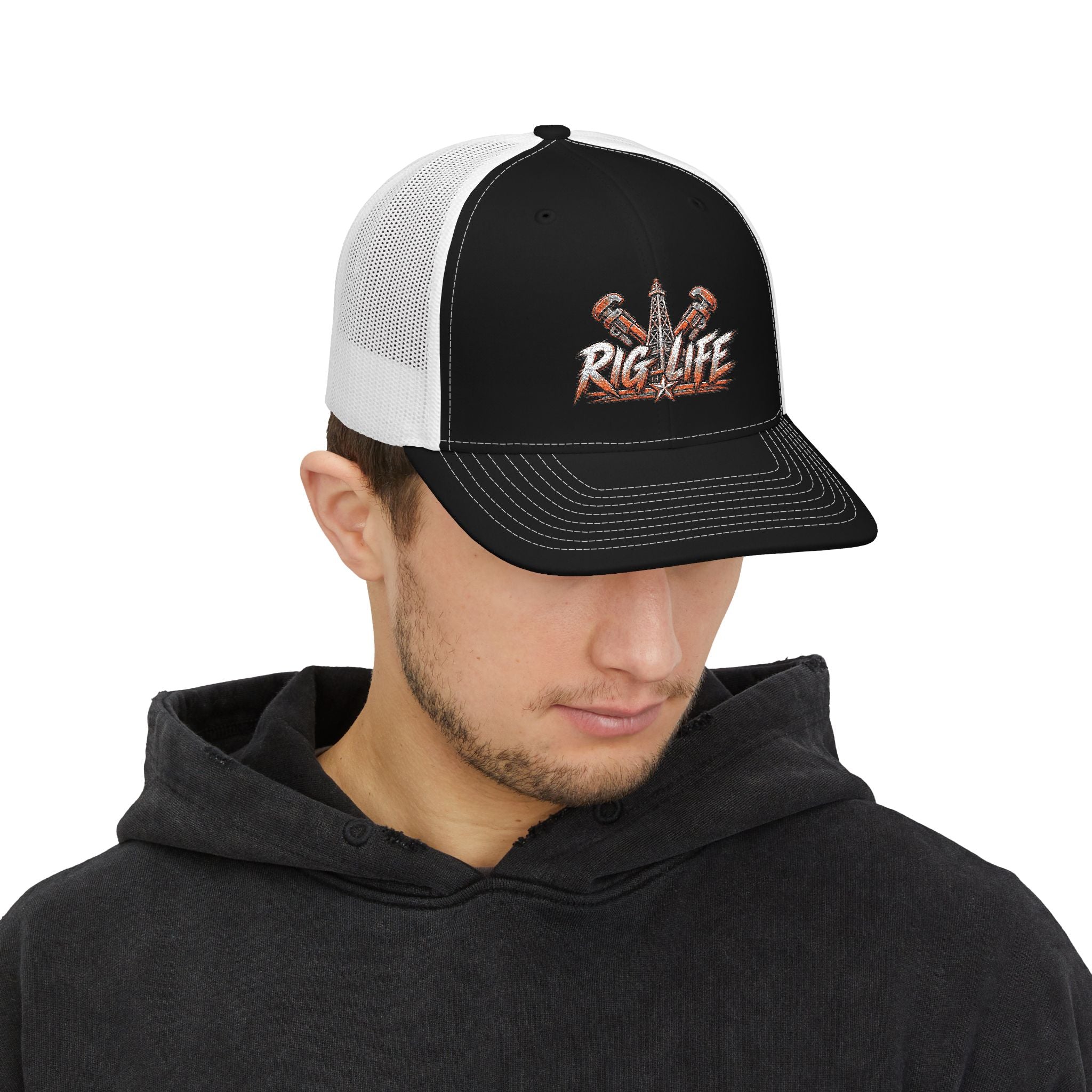 Vintage Right Life Trucker Cap – Embroidered Snapback Hat