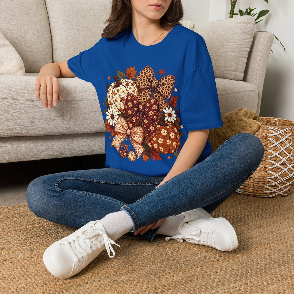 Fall Leopard Pumpkins T-Shirt