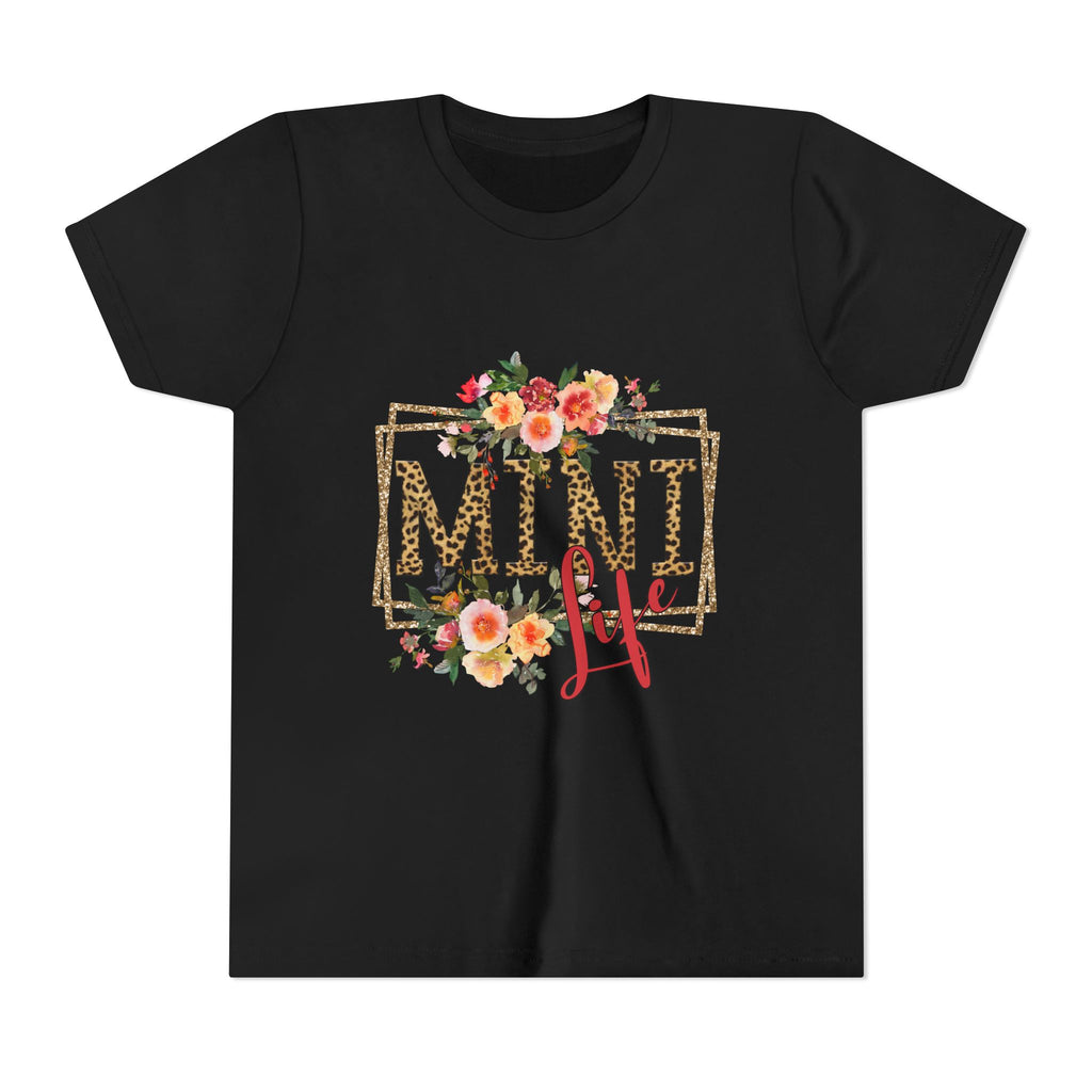 Mini Me Floral Leopard Youth Tee