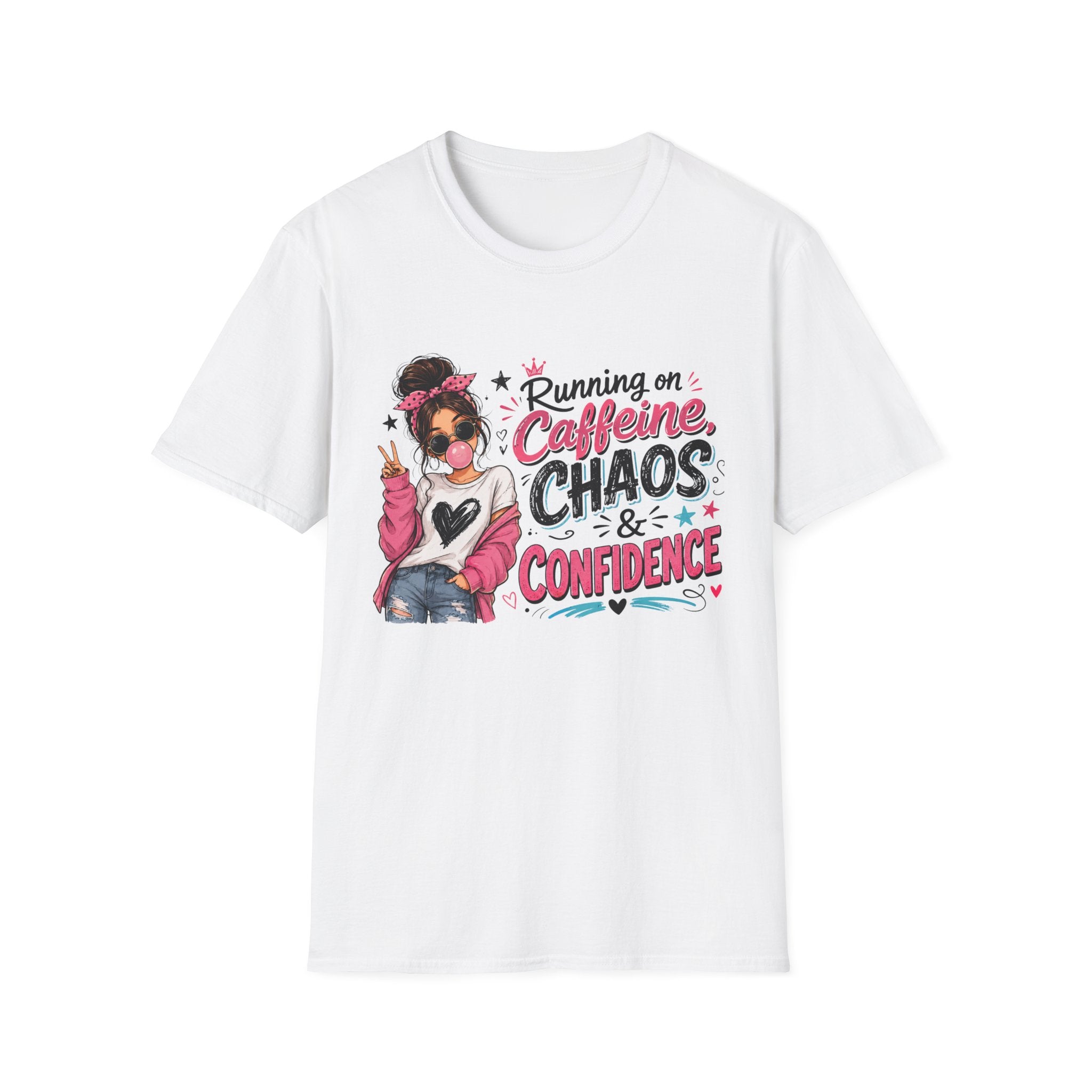 Running on Caffeine, Chaos & Confidence T-Shirt