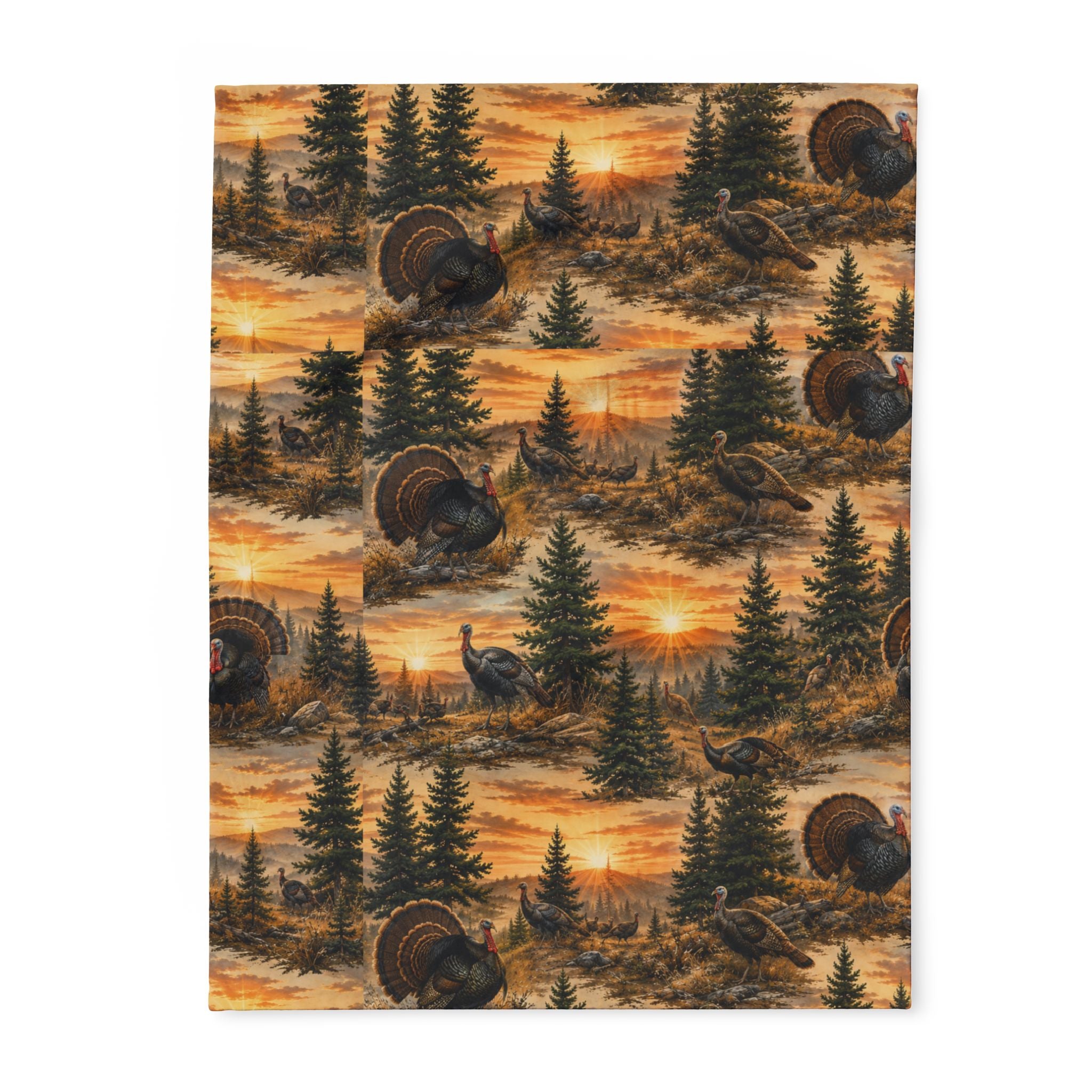 Arctic Fleece Blanket- Turkey Sunset