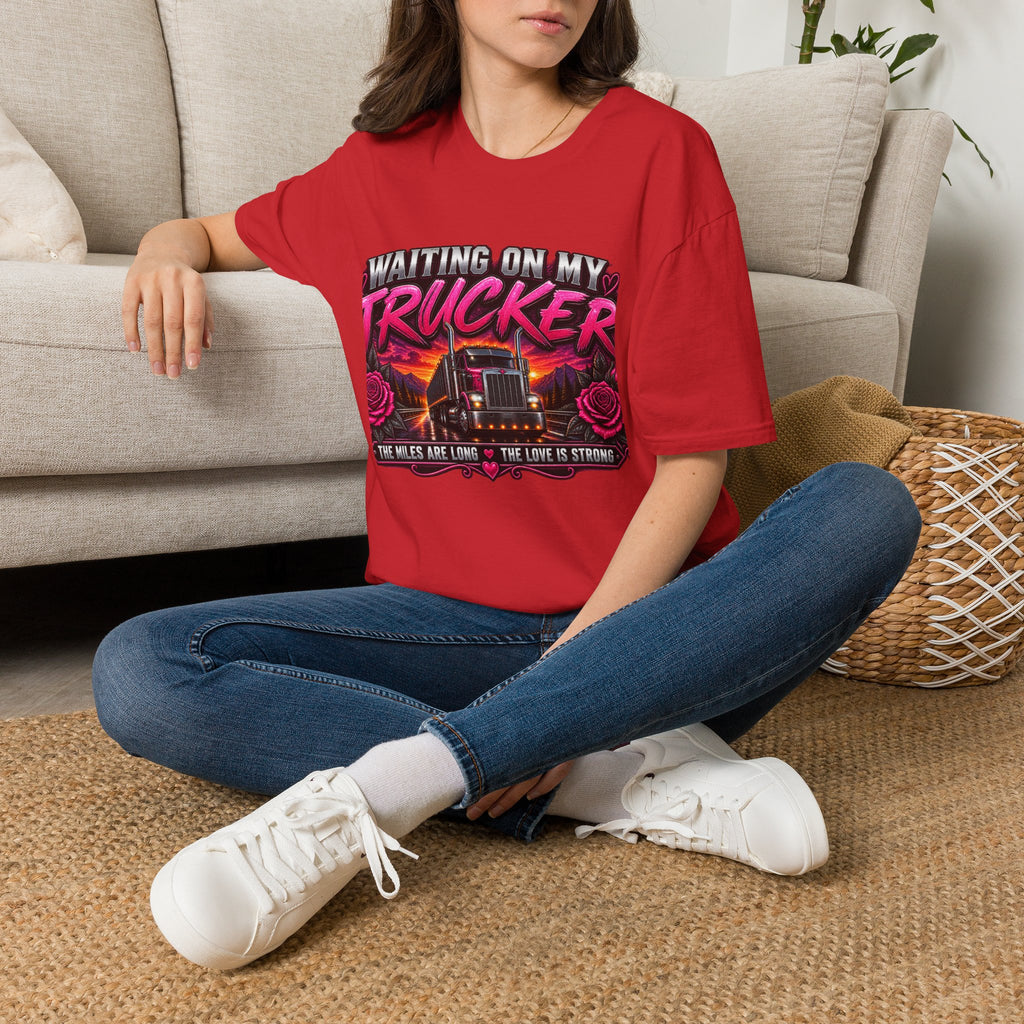 Waiting On My Trucker T-Shirt — Trucker Love Graphic Tee
