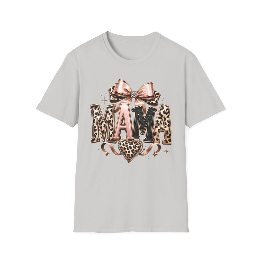 Mama Leopard Bow T-Shirt