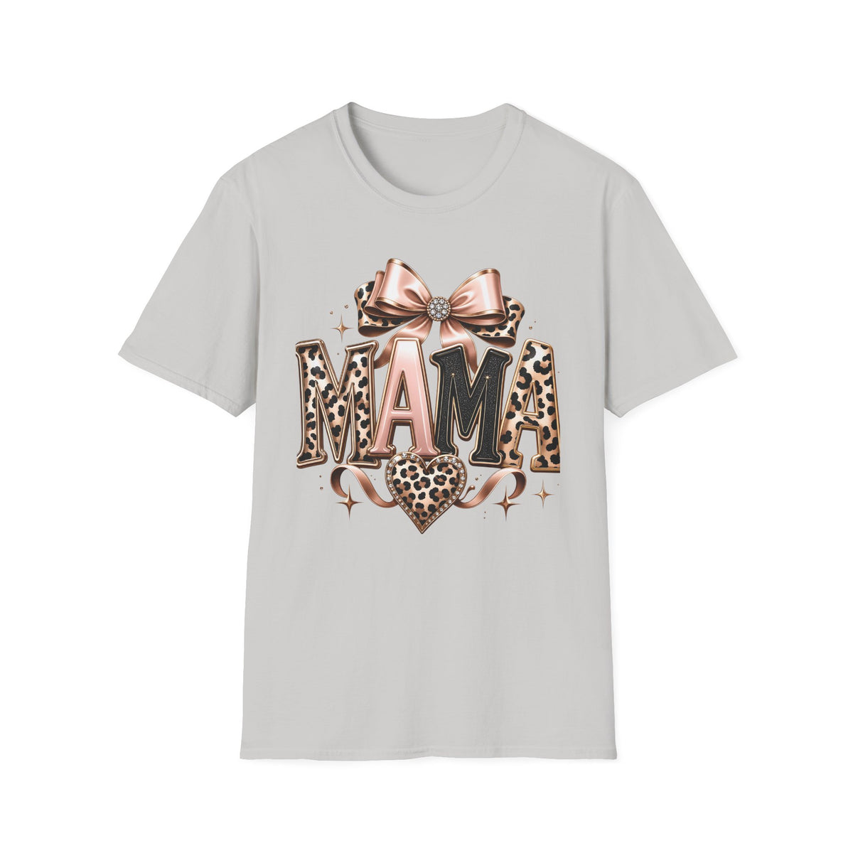Mama Leopard Bow T-Shirt
