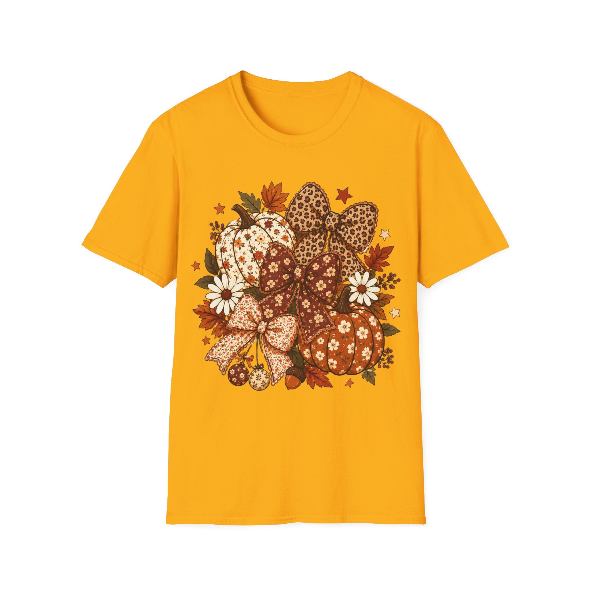 Fall Leopard Pumpkins T-Shirt
